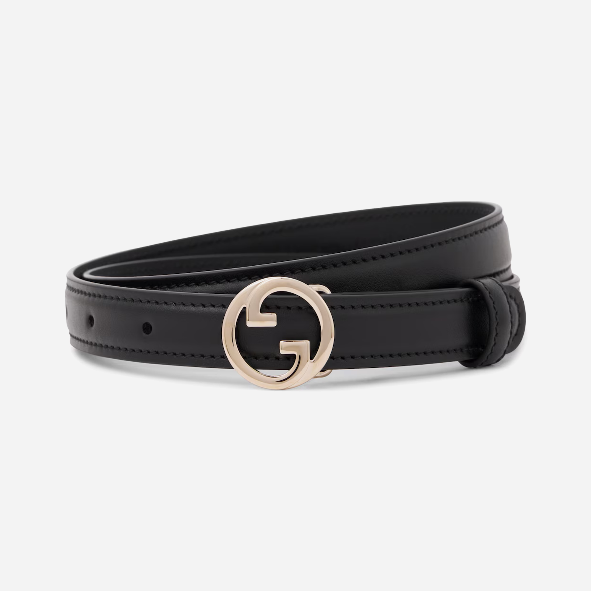 Gucci Blondie Interlocking G Leather Belt