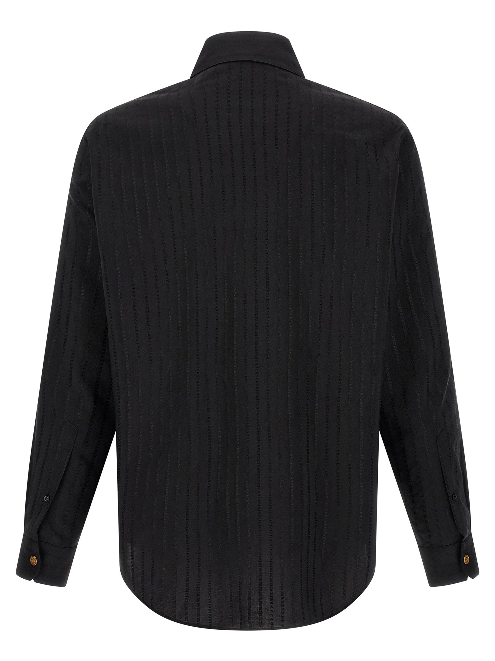 Versace Jacquard Silk Shirt – 56% cotton, 44% silk - view 2