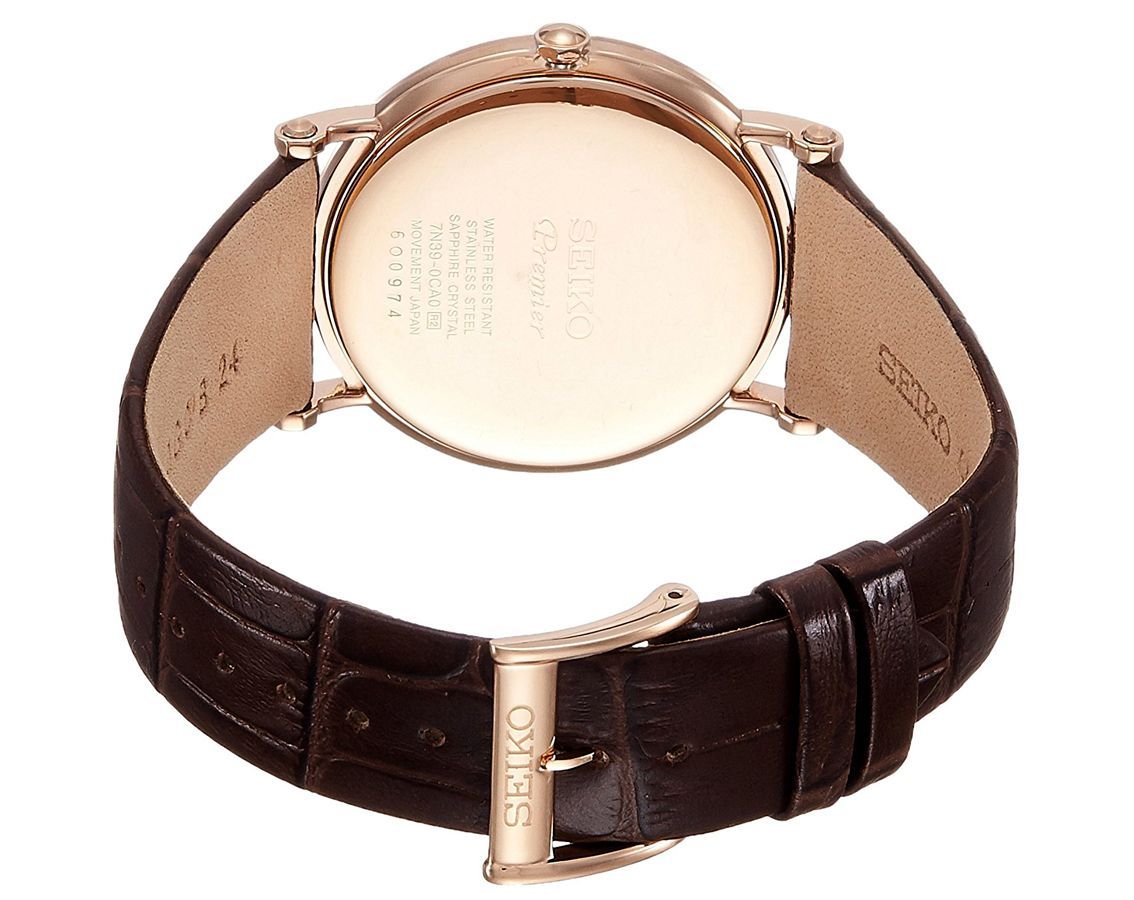 Seiko Premier Silver Dial Men 38.2mm