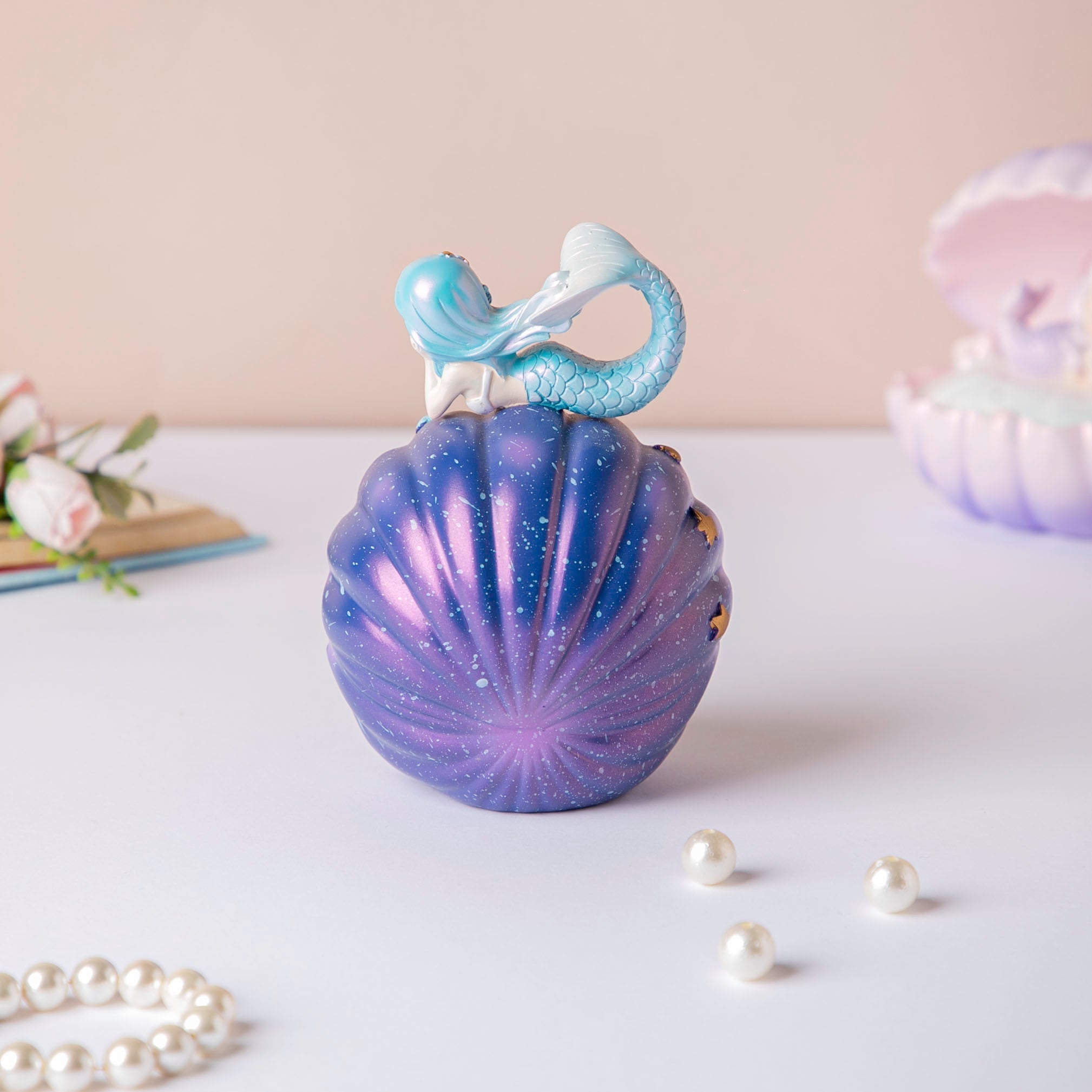 Nestasia Starry Shell Mermaid Decor With Dark Blue - view 5