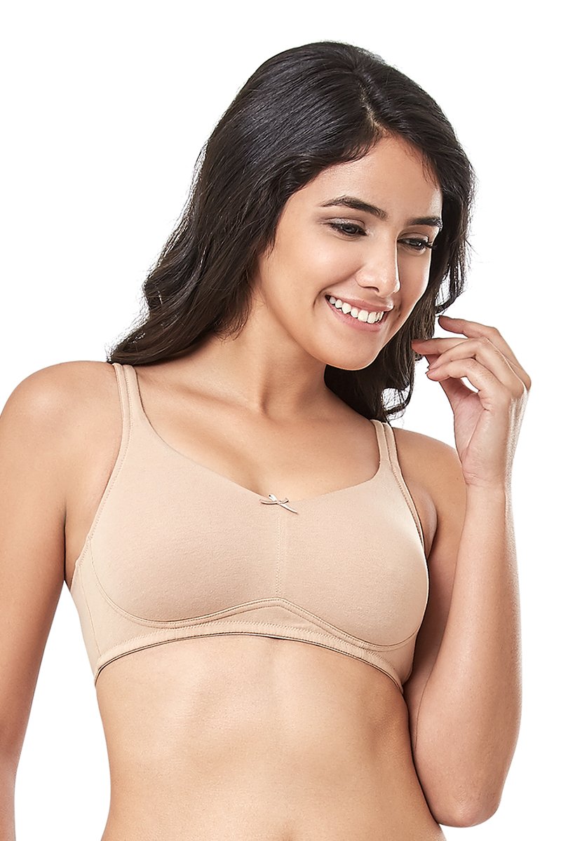 Amante Elegant Concealer Non-Padded & Non-Wired Bra - Sandalwood