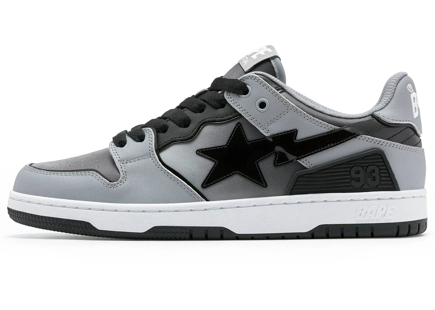 A Bathing Ape Bape SK8 Sta Grey Gradation - view 3
