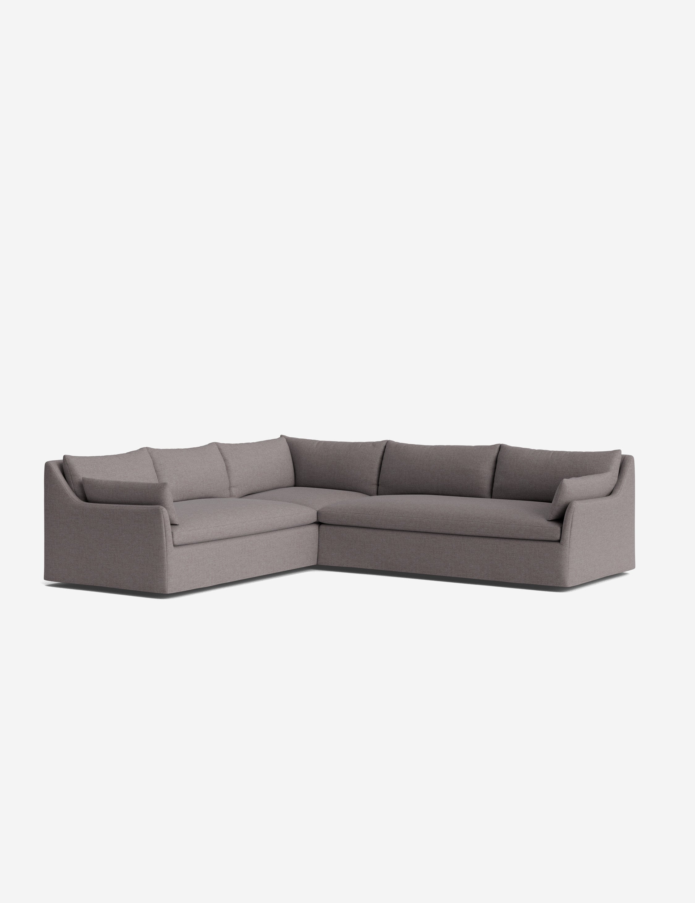 Lulu and Georgia Portola Luxe Depth Slipcover Corner Sectional Sofa - view 26