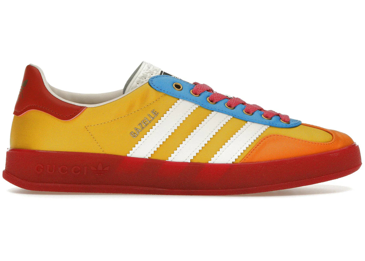 Adidas Gazelle Adidas X Gucci Gazelle Yellow White Red (Women'S)