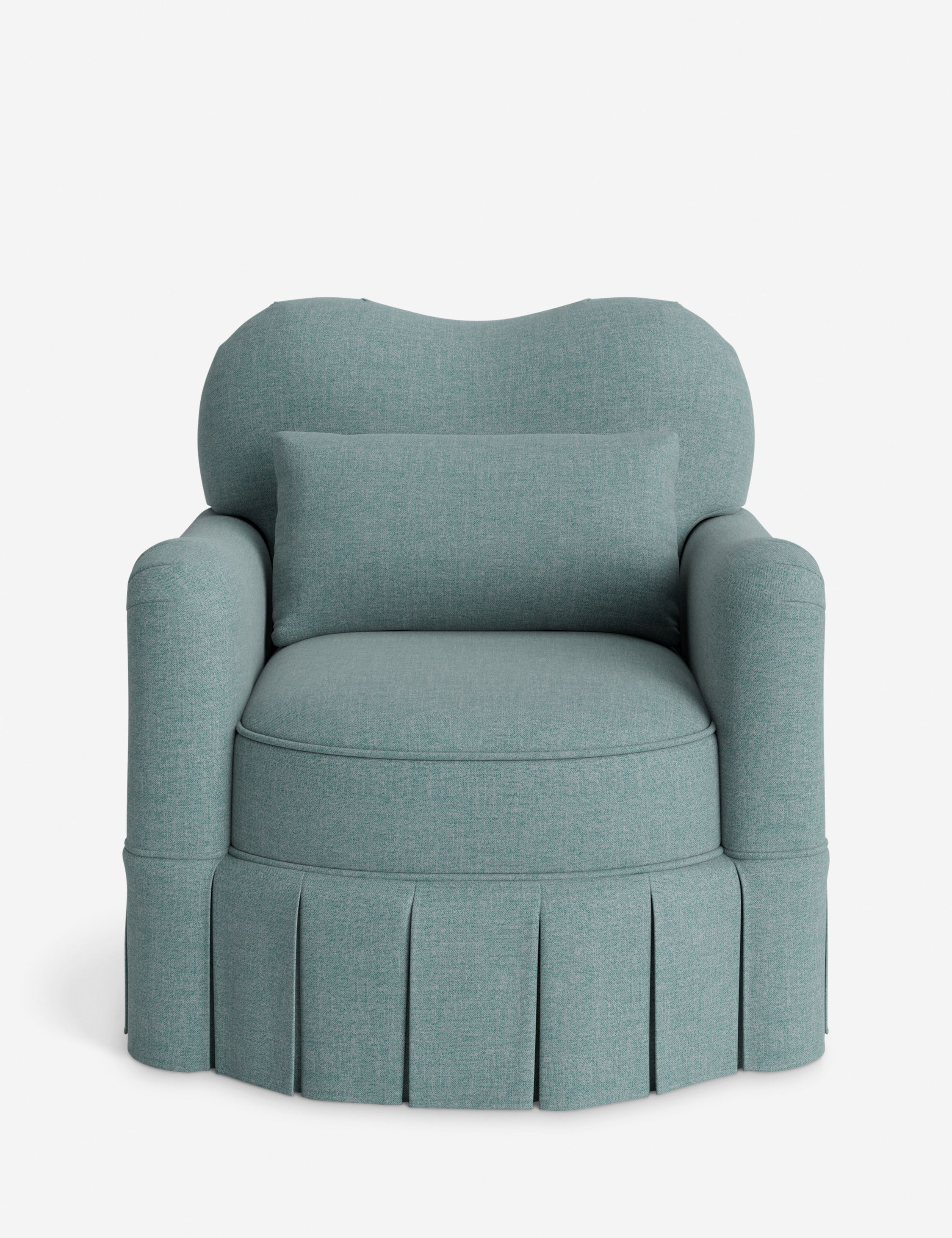 Lulu and Georgia Middleton Skirted Accent Chair by Ginny Macdonald - view 5