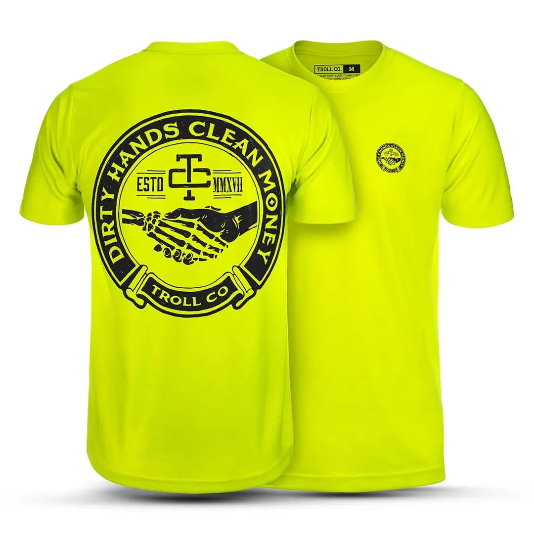 Radial Haggler Tee – Bright Lime