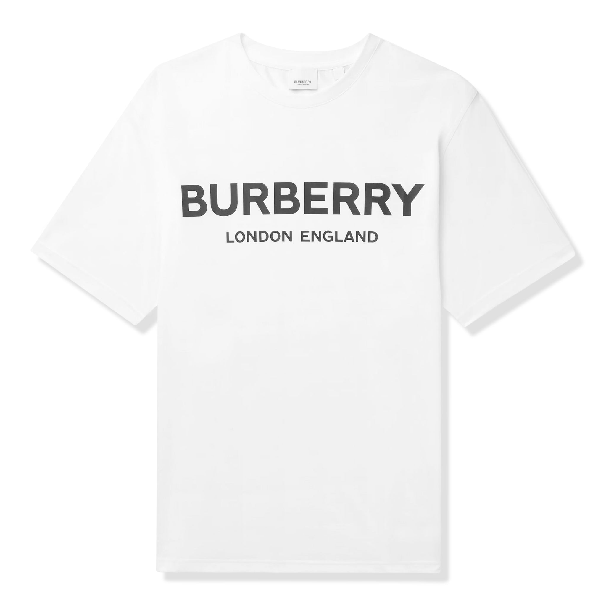 Preloved - Burberry Letchford Logo White T Shirt