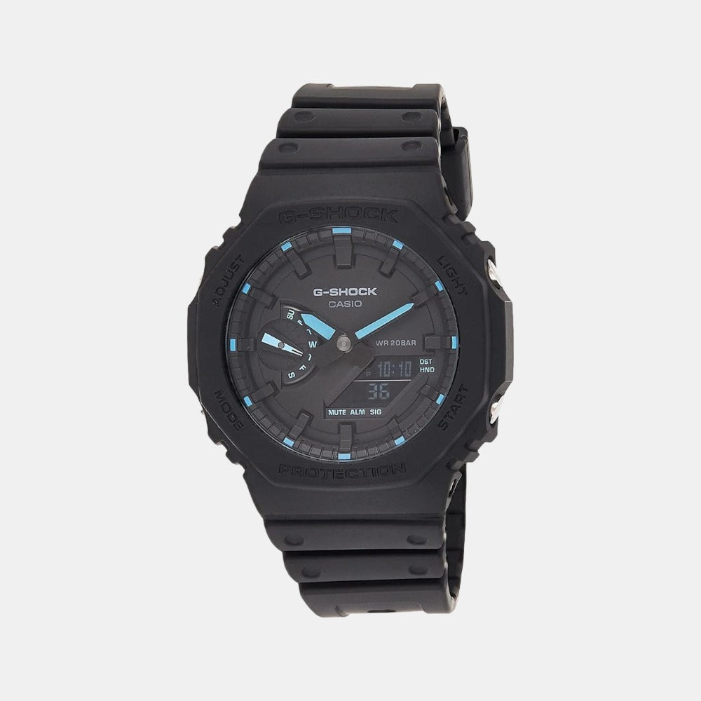 Casio G-Shock Men Quartz Black Dial Analog-Digital Resin Watch G1229