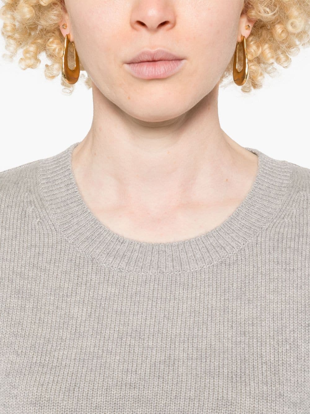 LISA YANG Sweaters GREY – Cashmere 100 % - view 2