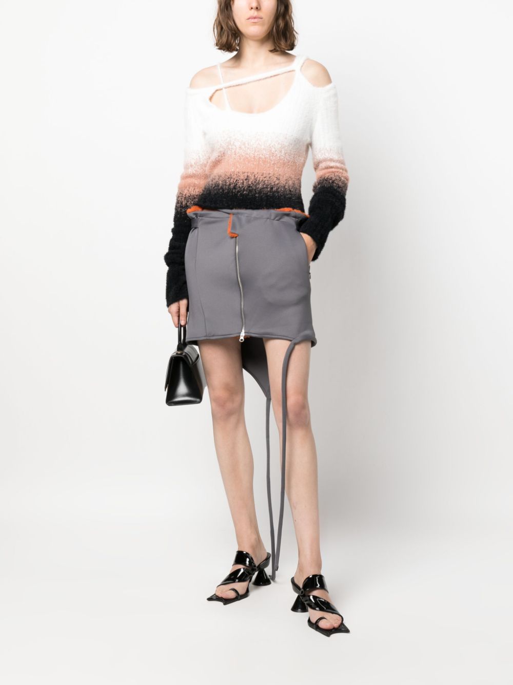 Ottolinger Zipped mini skirt - view 2