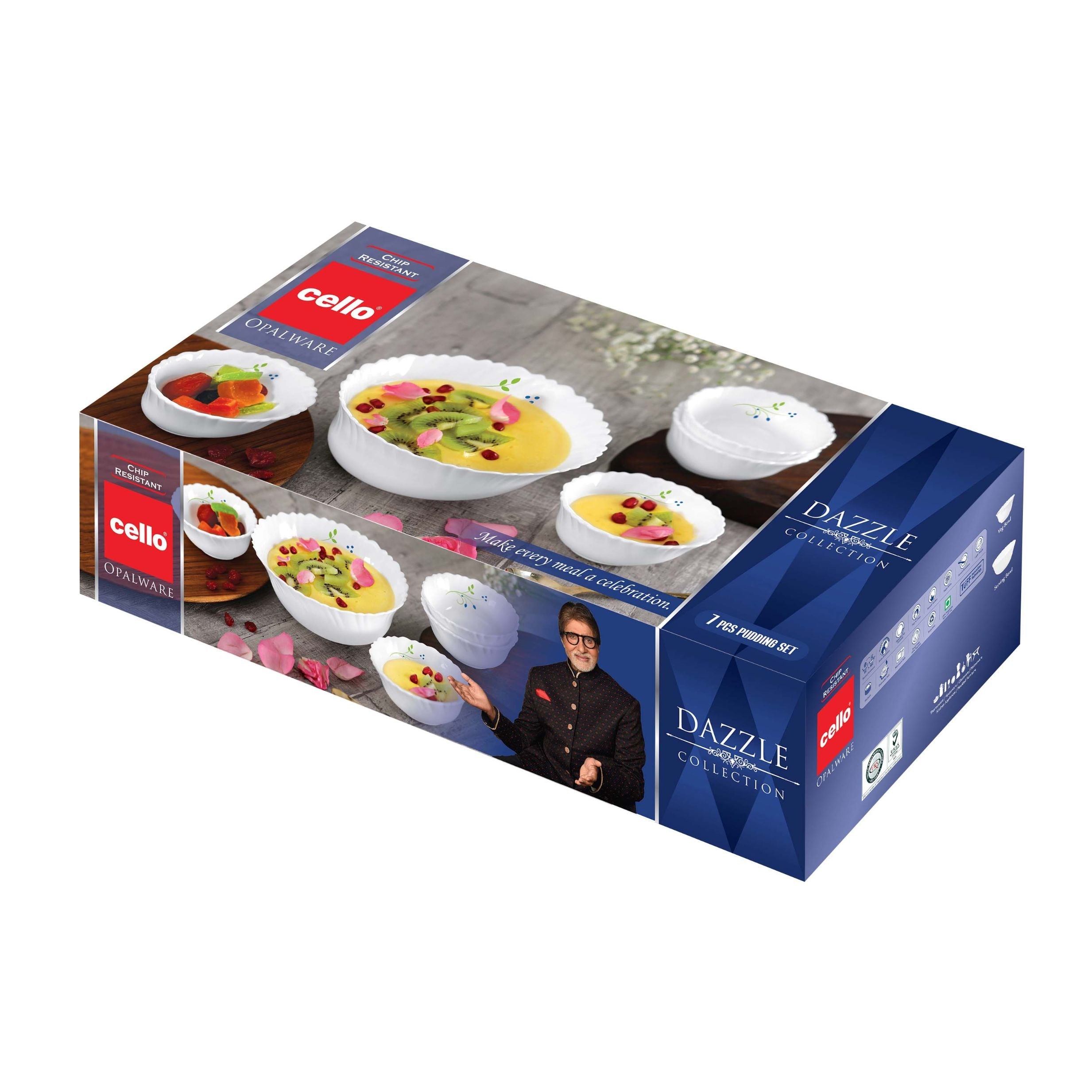 Cello Dazzle Series Pudding Gift Set, 7 Pieces - view 72