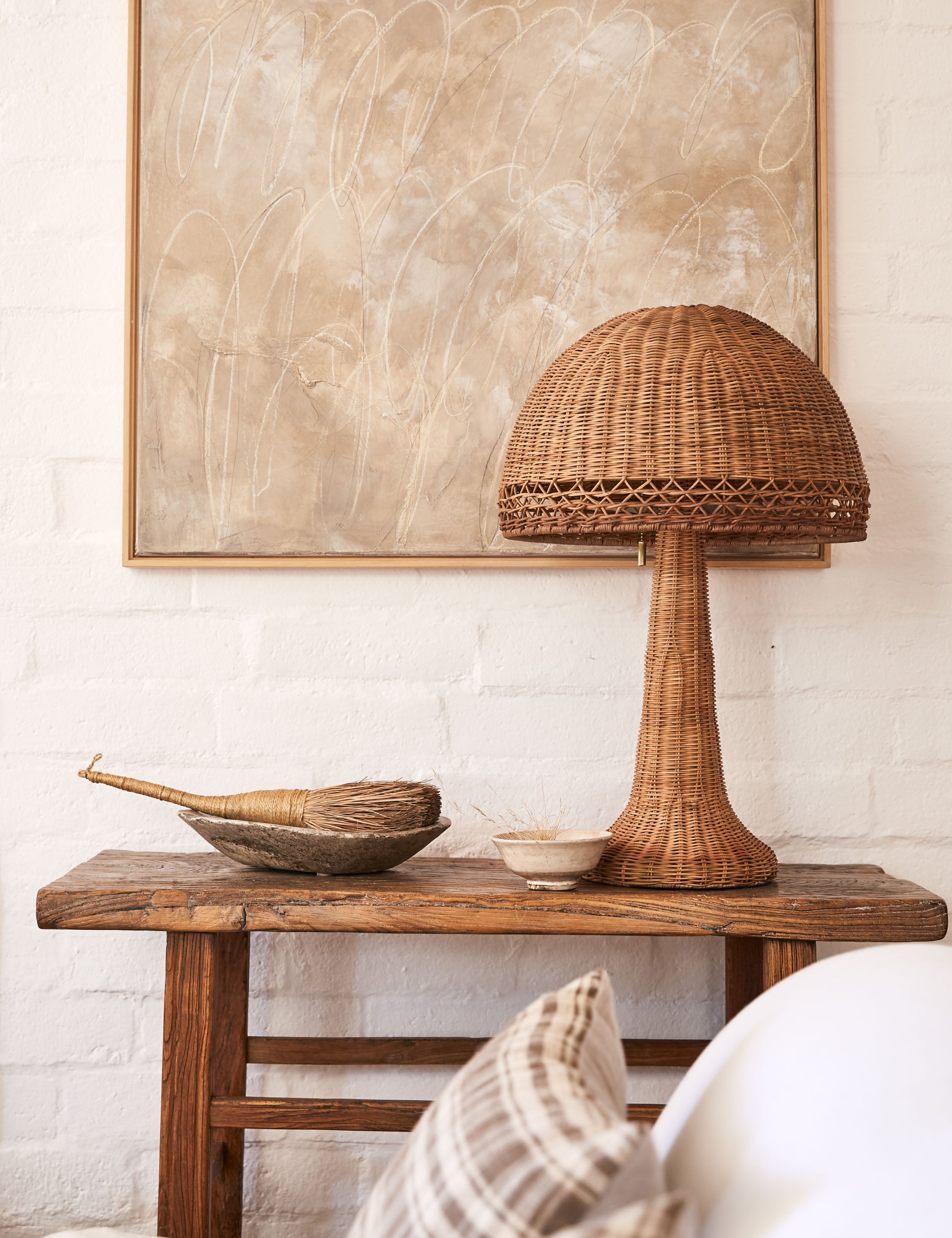 Lulu and Georgia Quinley Table Lamp – Natural - view 3