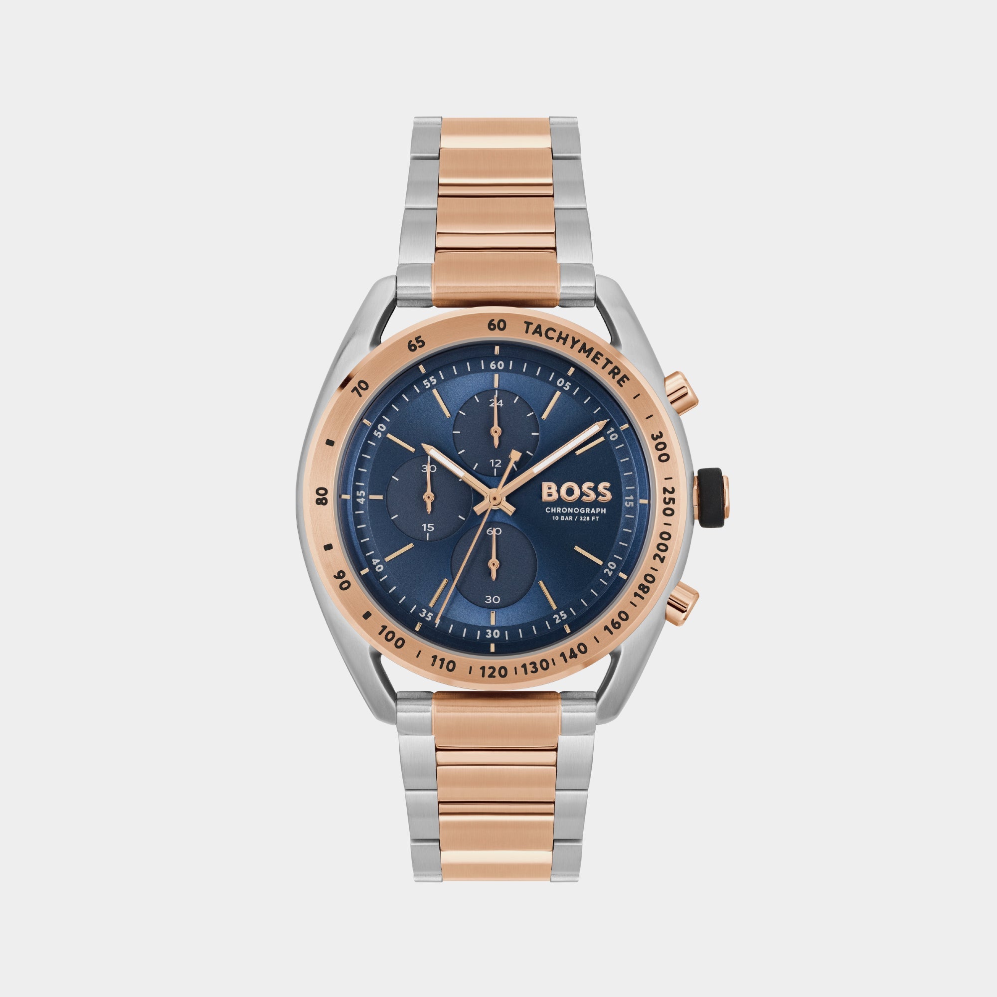 Boss Center Court Men Quartz Blue Dial Chronograph Stainless Steel Watch 1514026