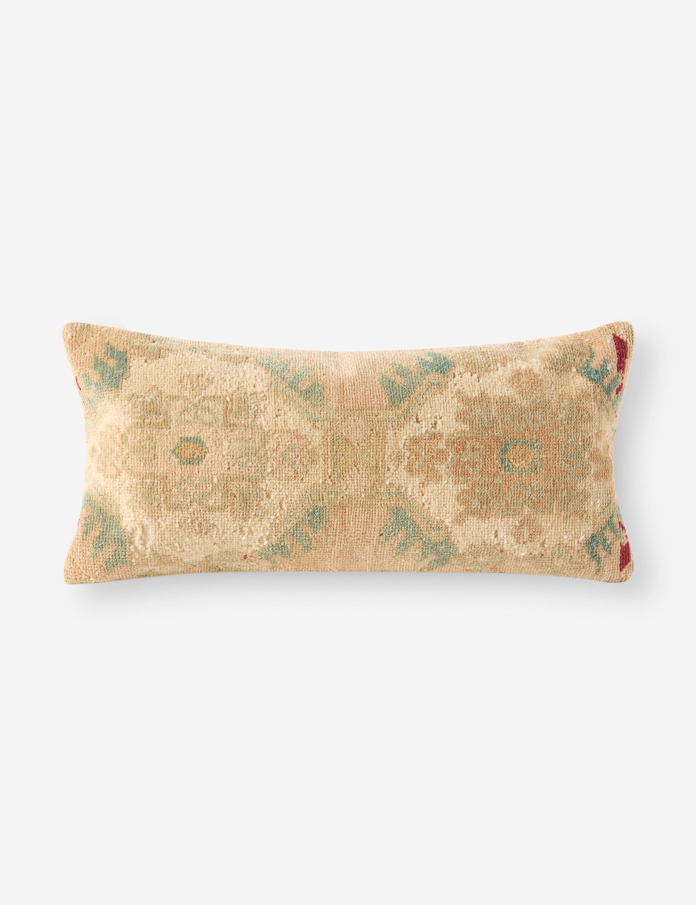 Lulu and Georgia Vintage Lumbar Pillow No. 304, 12" x 26"