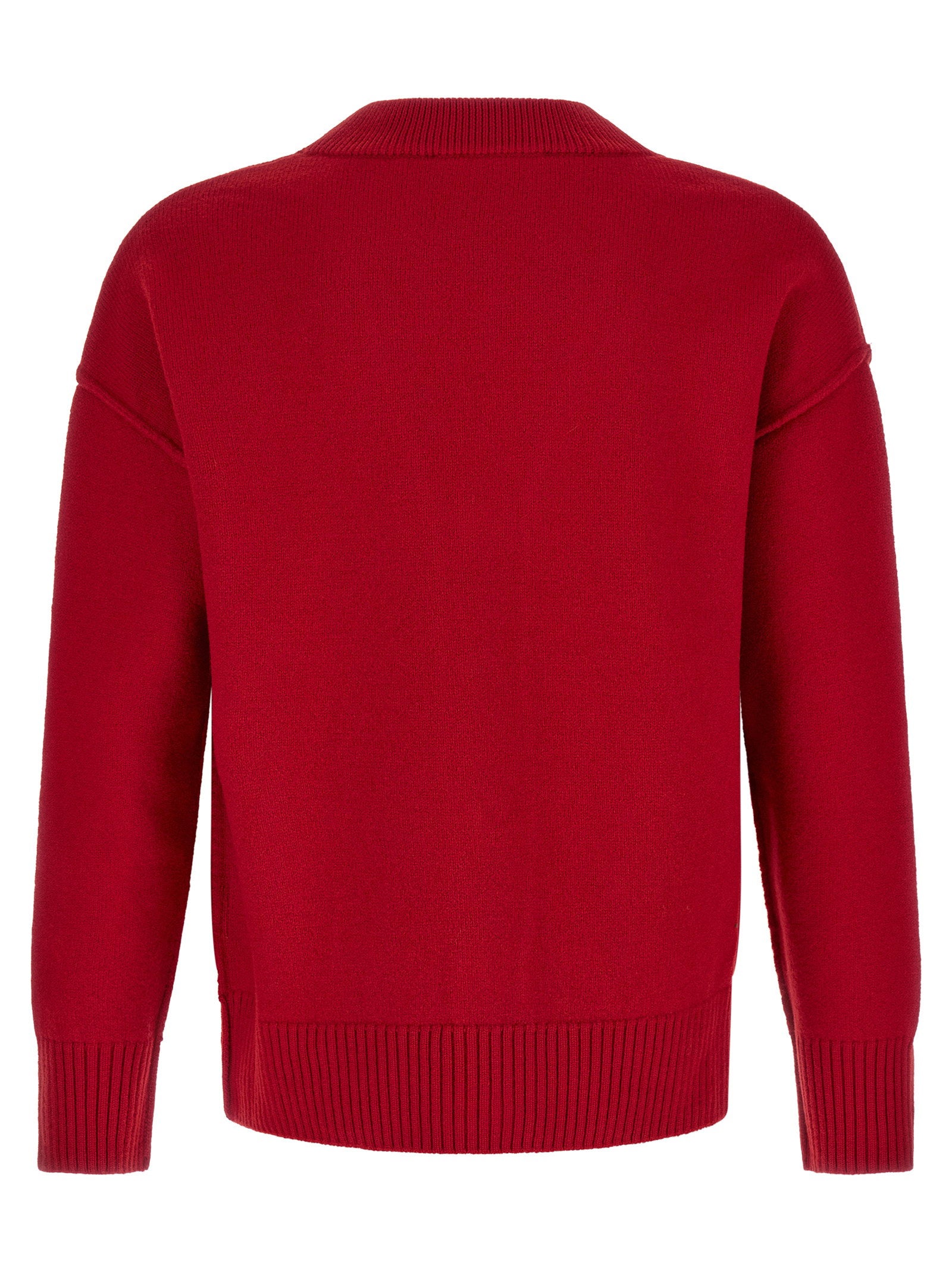Ami Paris Ami De Coeur Cardigan – 100% wool - view 2