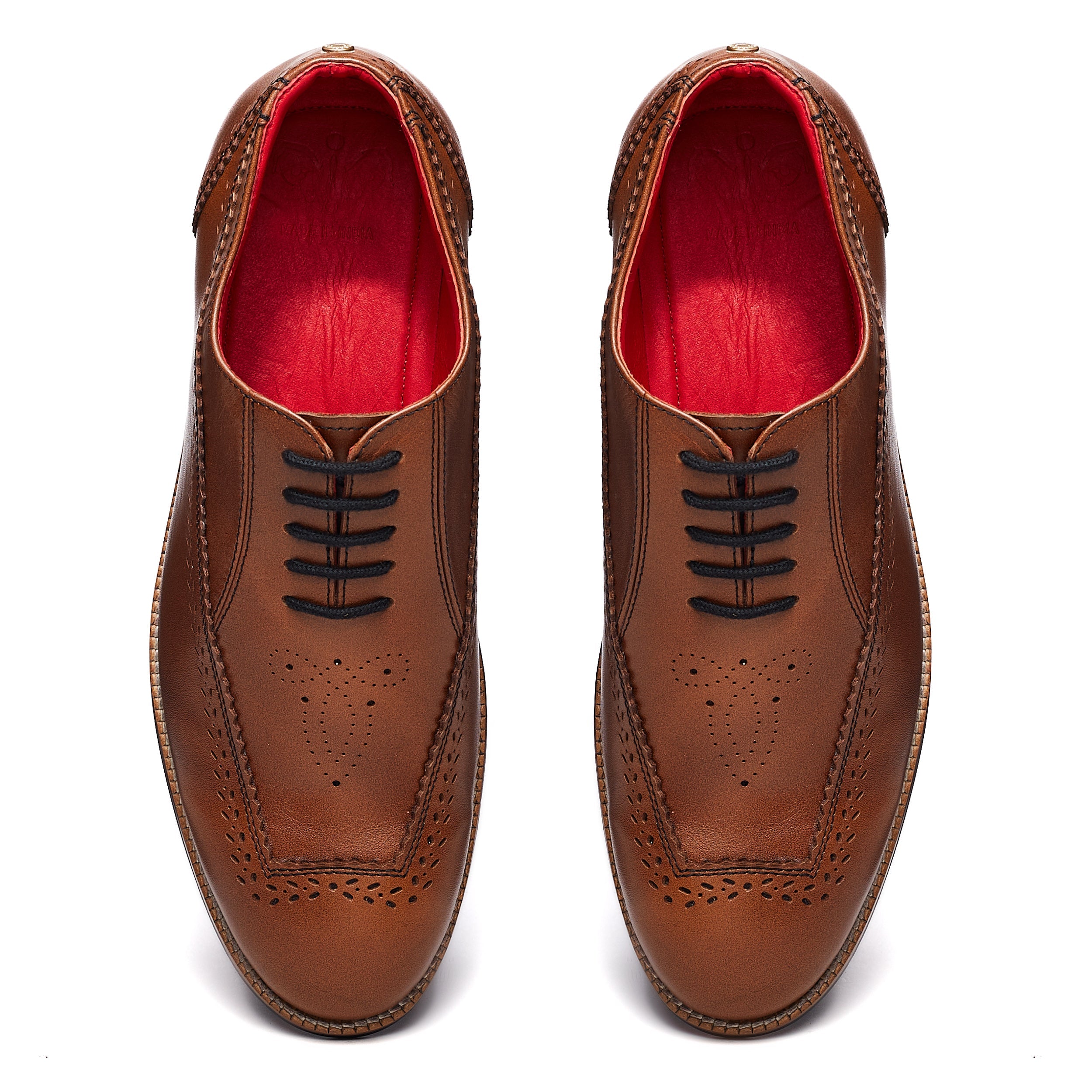 Banjaaran Studio Nawab Brogues Men – Cedar - view 2