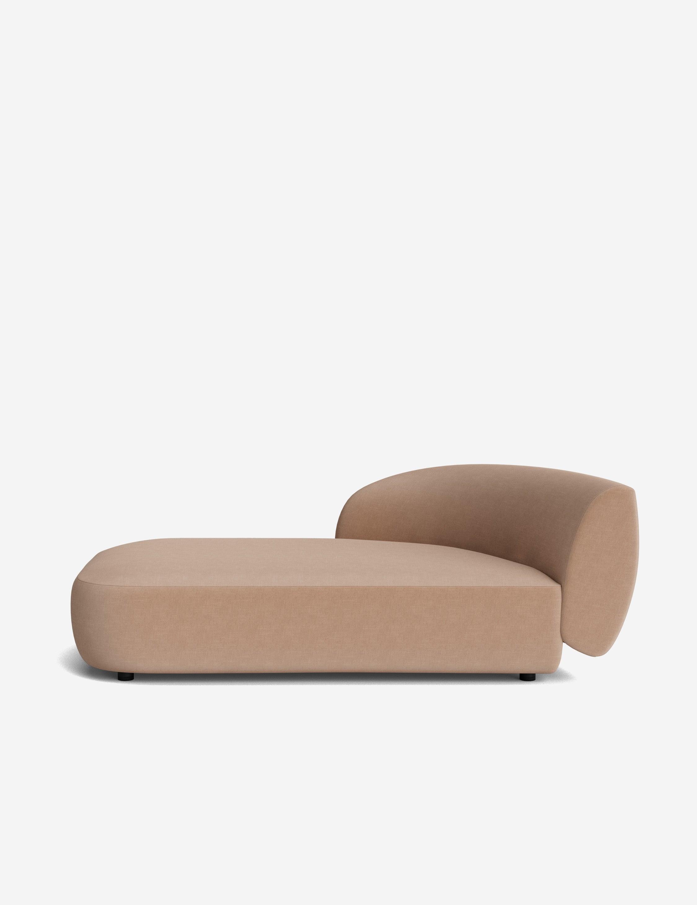 Lulu and Georgia Claret Modular Left Chaise - view 23