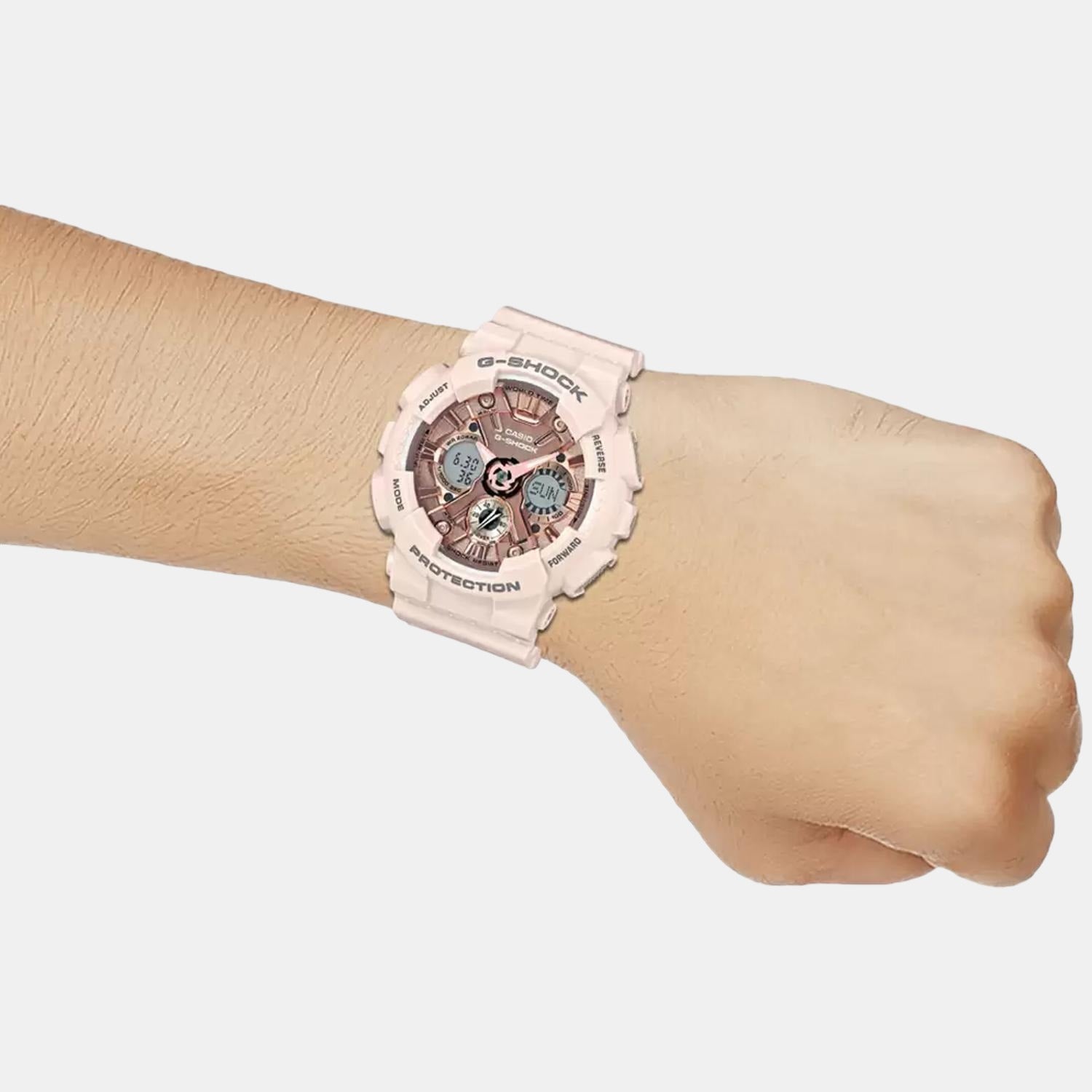 Casio G-Shock Women Quartz Silver Dial Analog-Digital Resin Watch G732 - view 6
