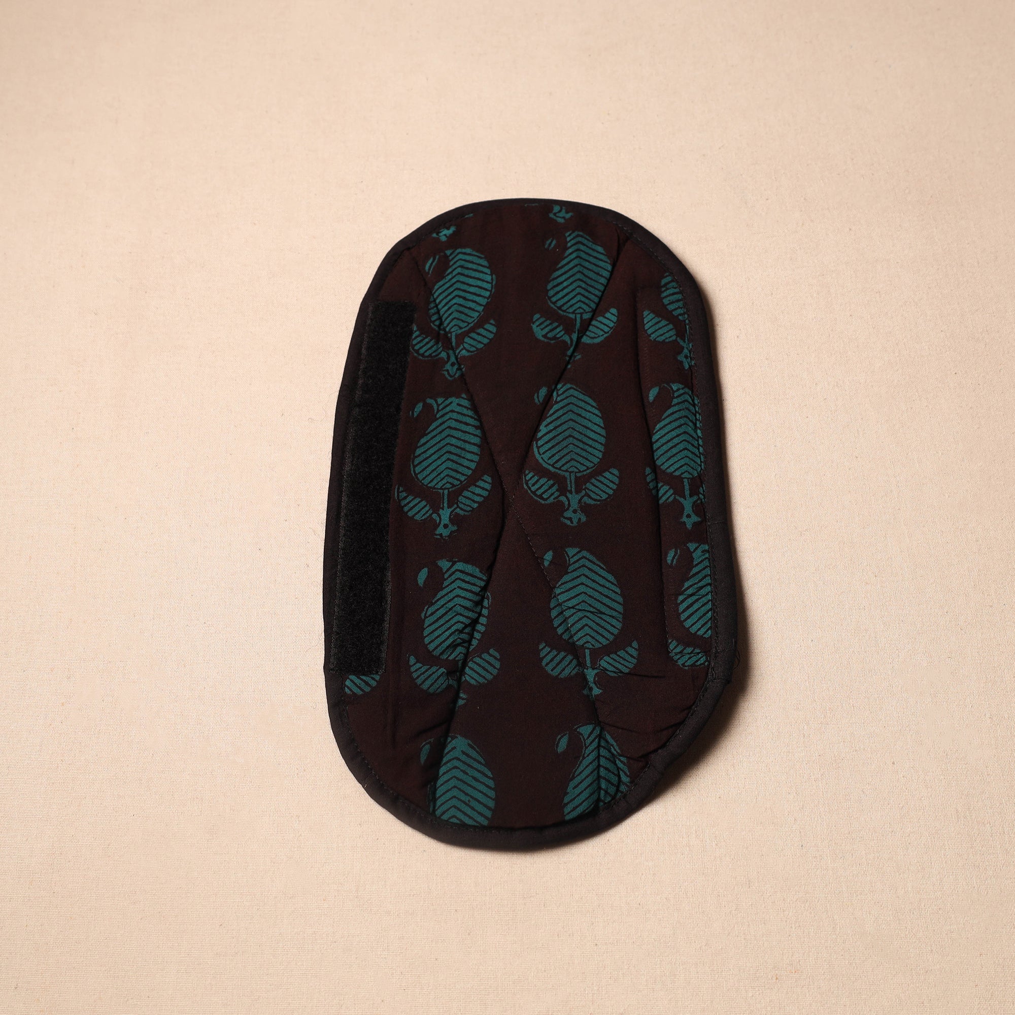 JALPARI Black - Handmade Cotton Fridge Handle Cover 08 - view 2