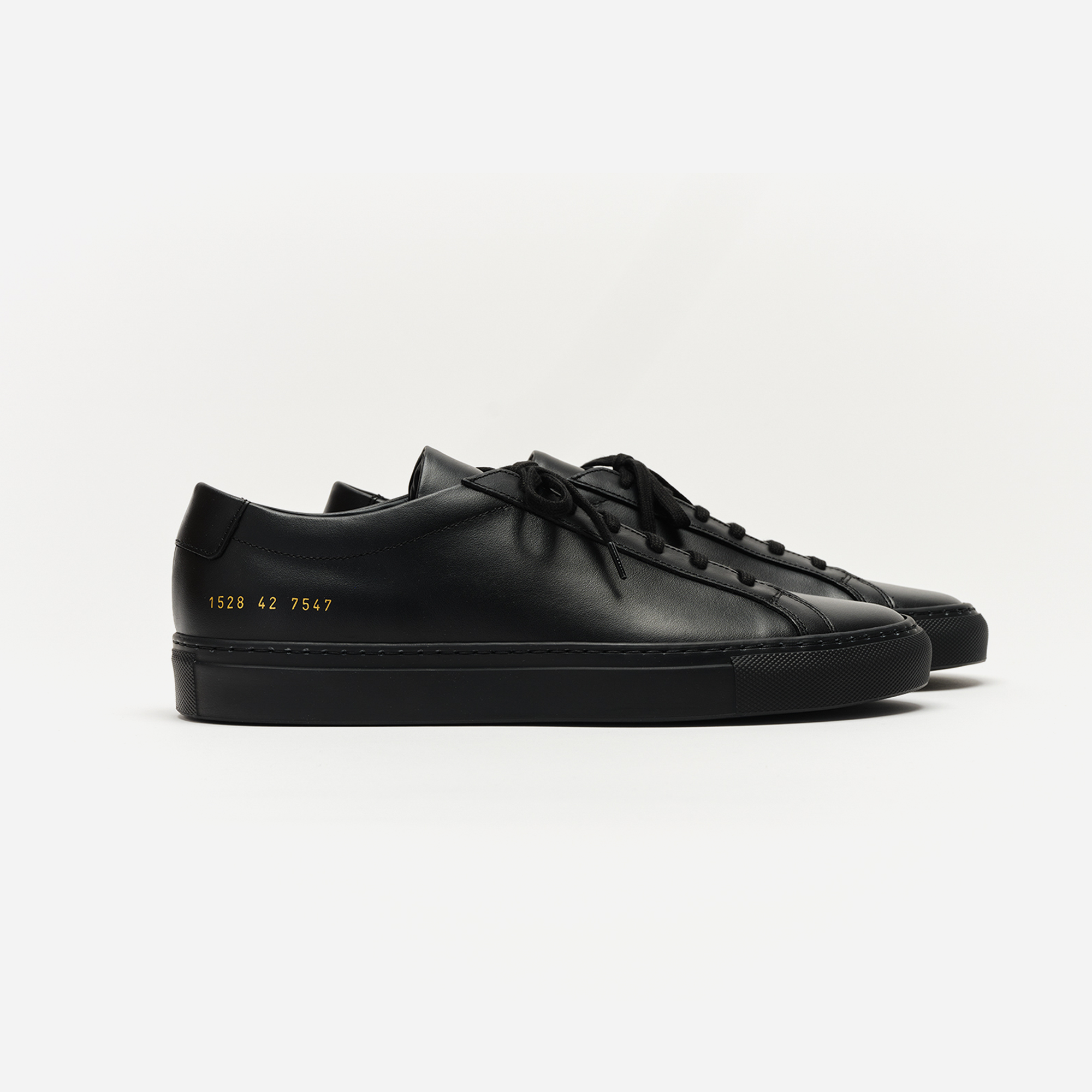 Common Projects Mens Achilles Low Black Shoes