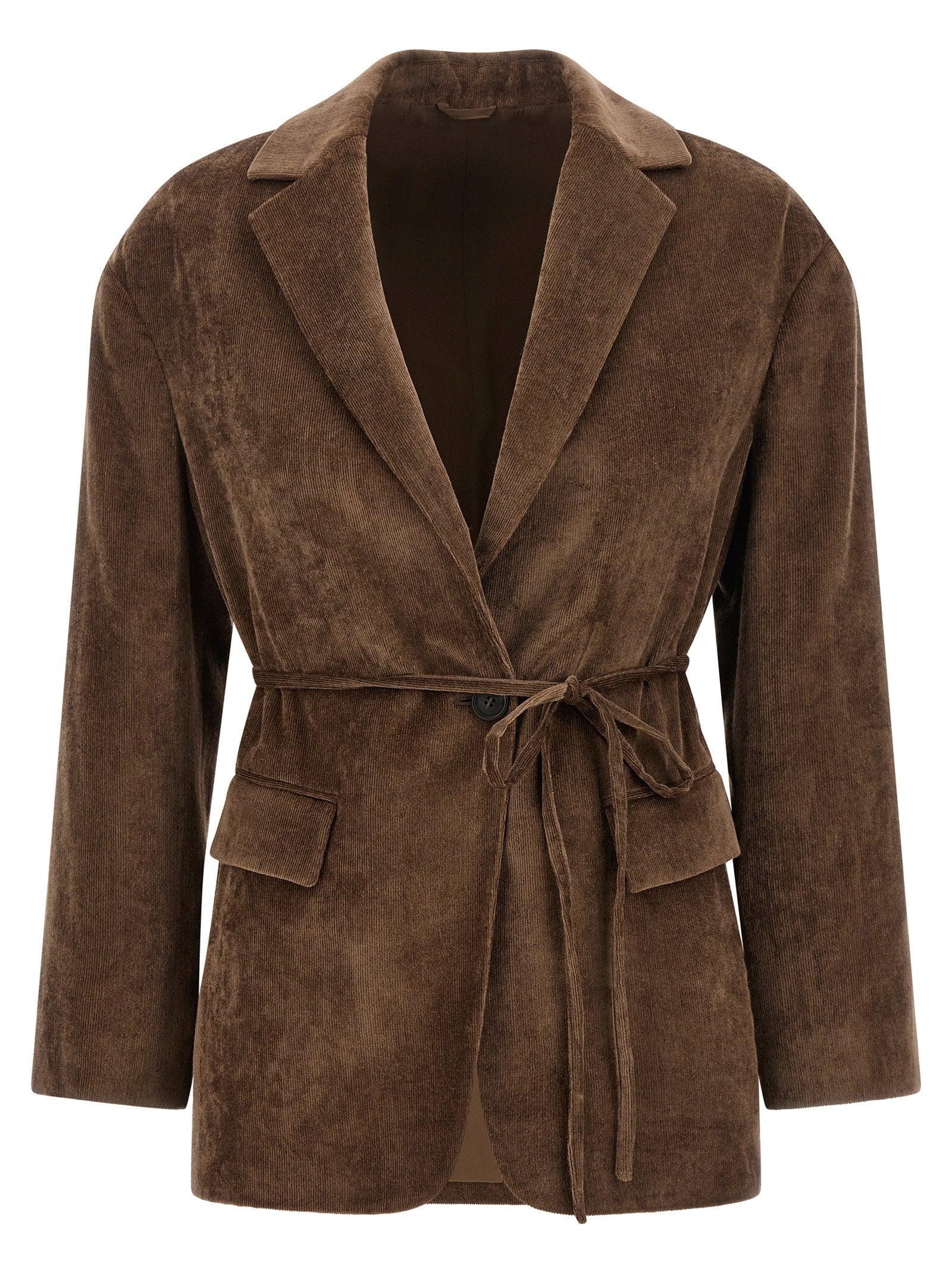 Brunello Cucinelli Velvet Blazer – 93% viscose 7% cachemire