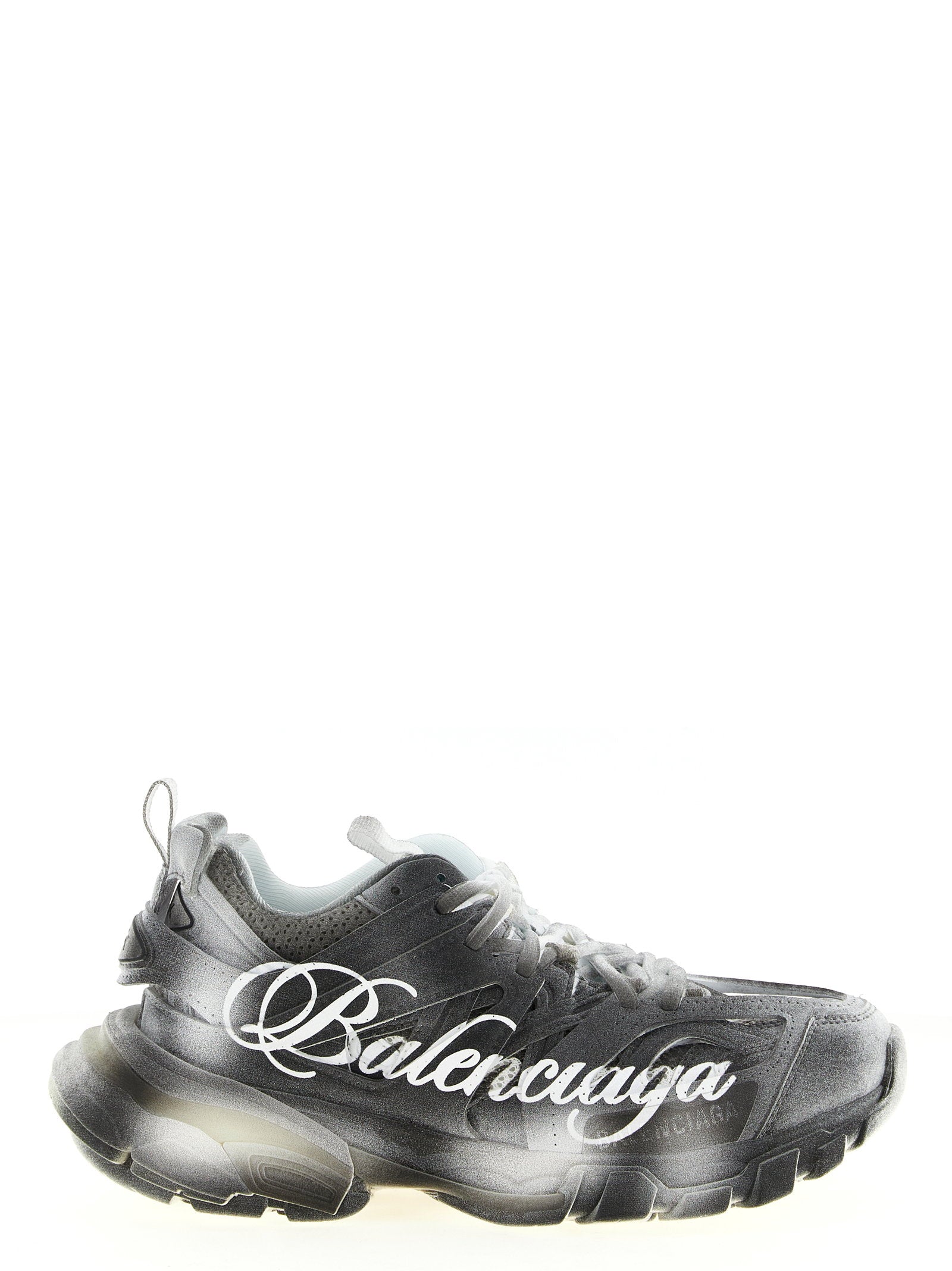Balenciaga Track Stencil Logo Sneakers – 100% polyurethane