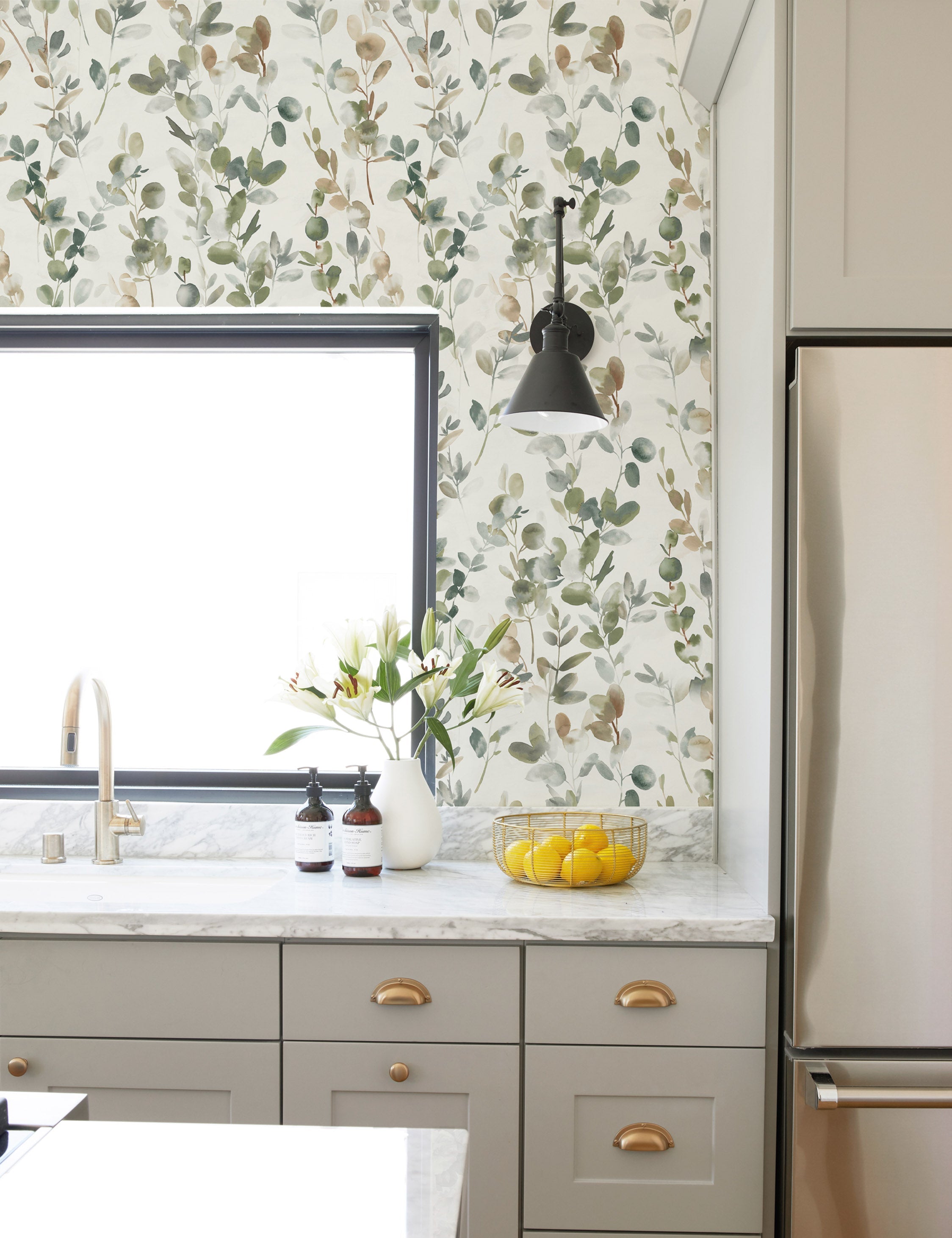Lulu and Georgia Joyful Eucalyptus Wallpaper by Candice Olson - view 8