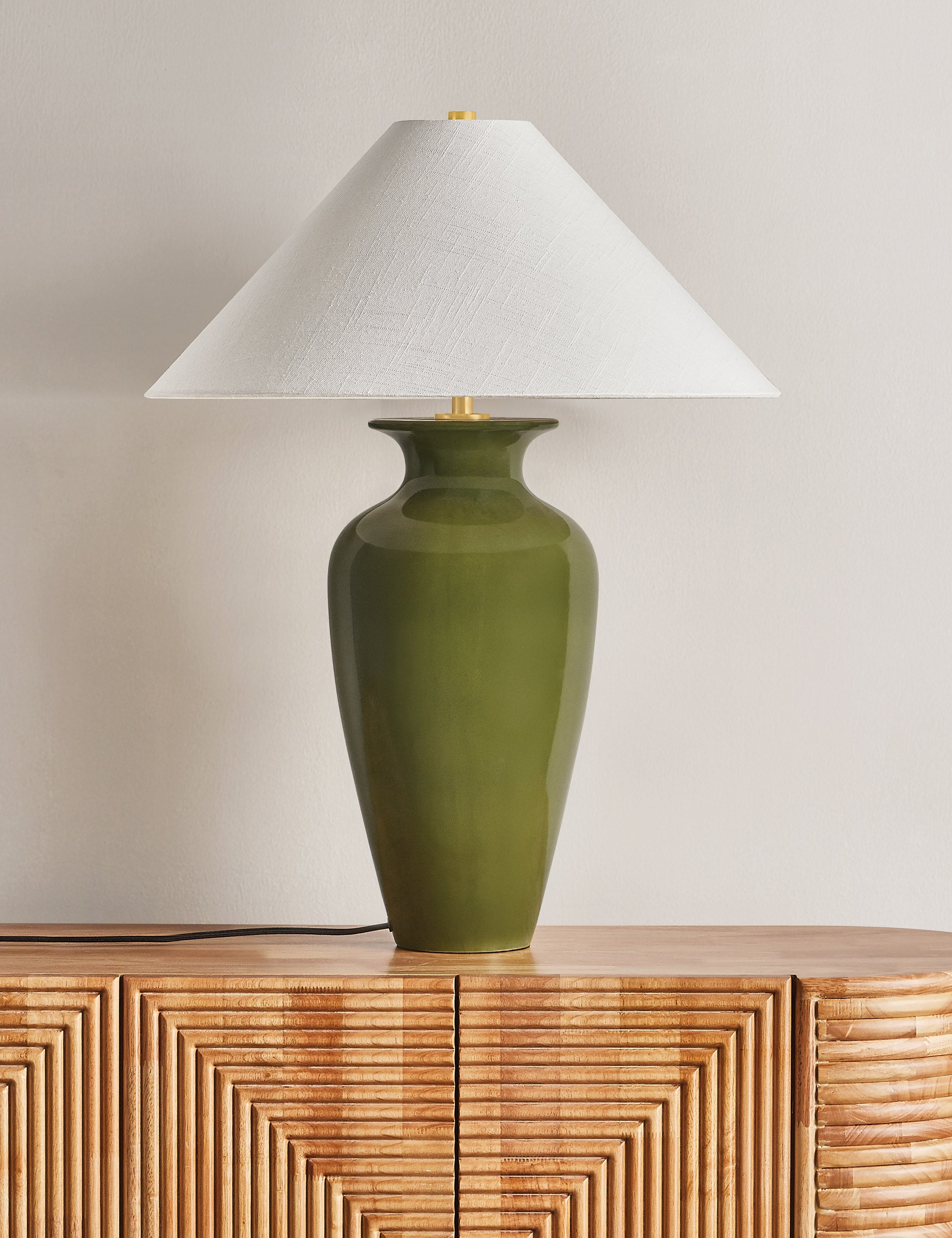Lulu and Georgia Parkdale Table Lamp – Aged Brass - view 2