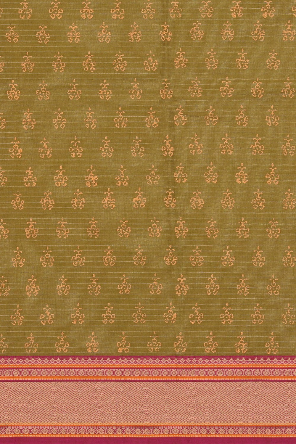 Kalanjali Ethnics Hand block printed cotton saree - view 5
