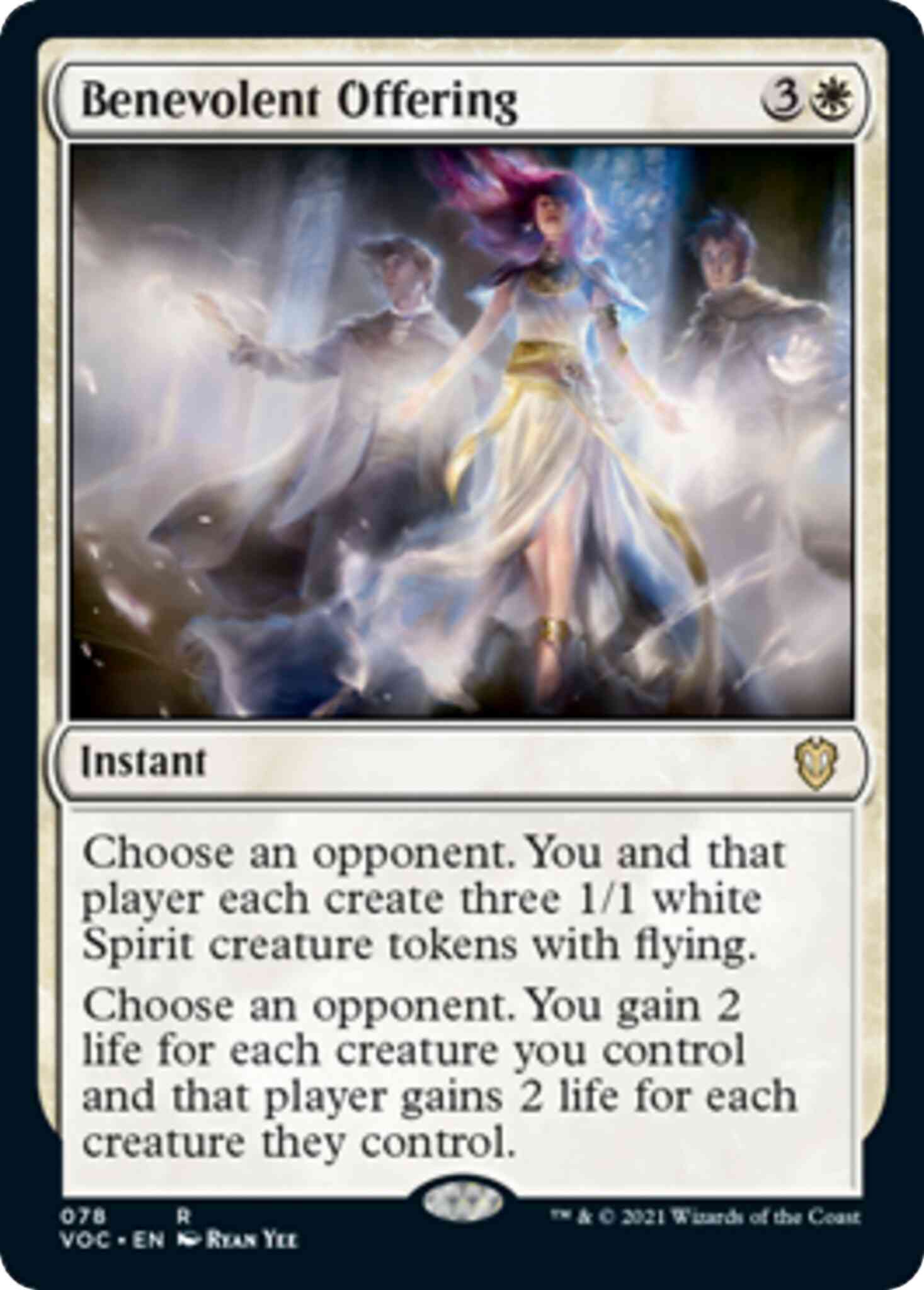 Benevolent offering 78 – Magic Benevolent Offering [78] [Innistrad: Crimson Vow: Commander] [Non-Foil]