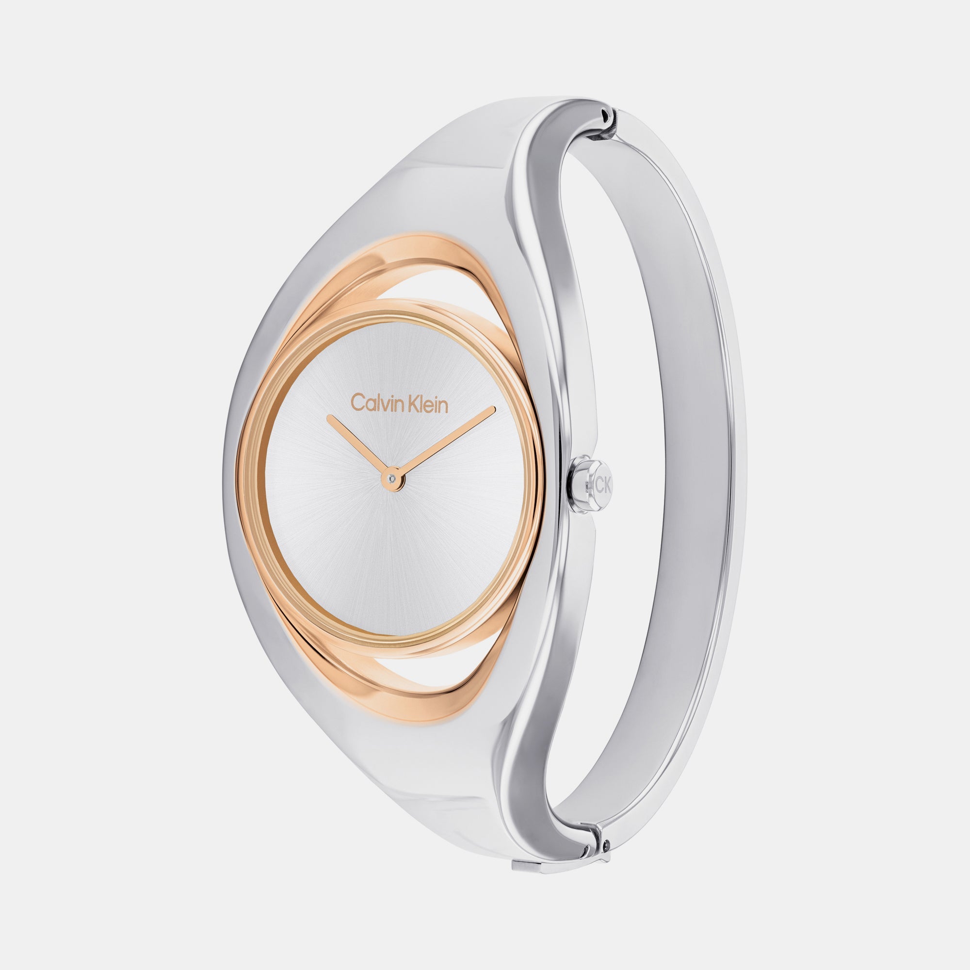 Calvin Klein Ck Elation Women Quartz Silver Dial Analog Stainless Steel Watch 25200424 - view 2