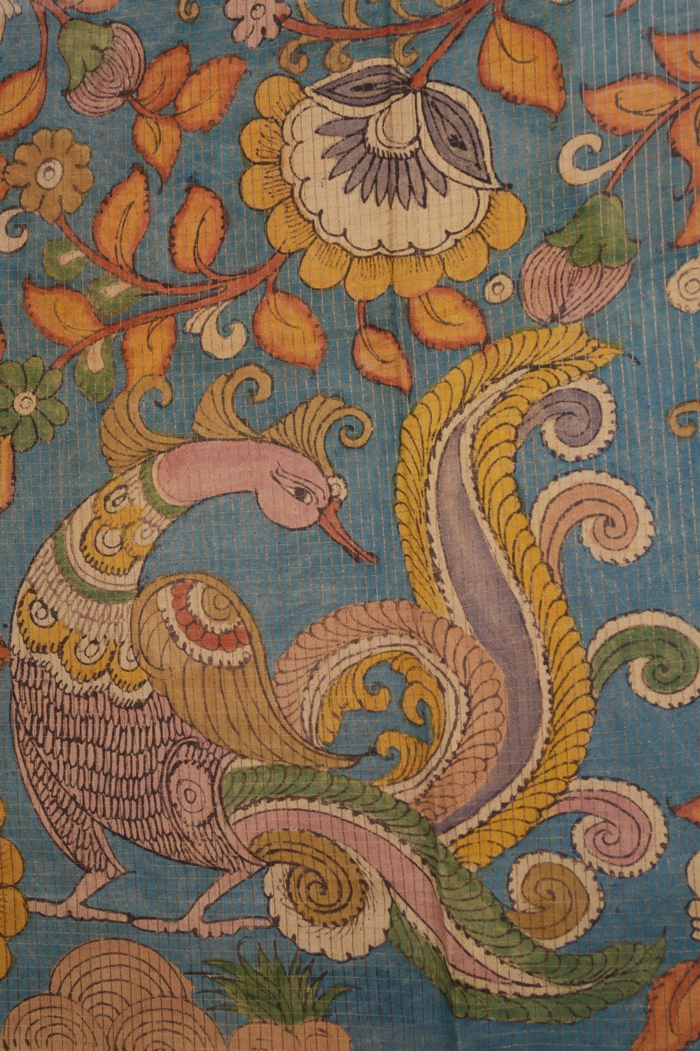 Kalanjali Kalamkari Hand-Painted Saree – Women's - view 2