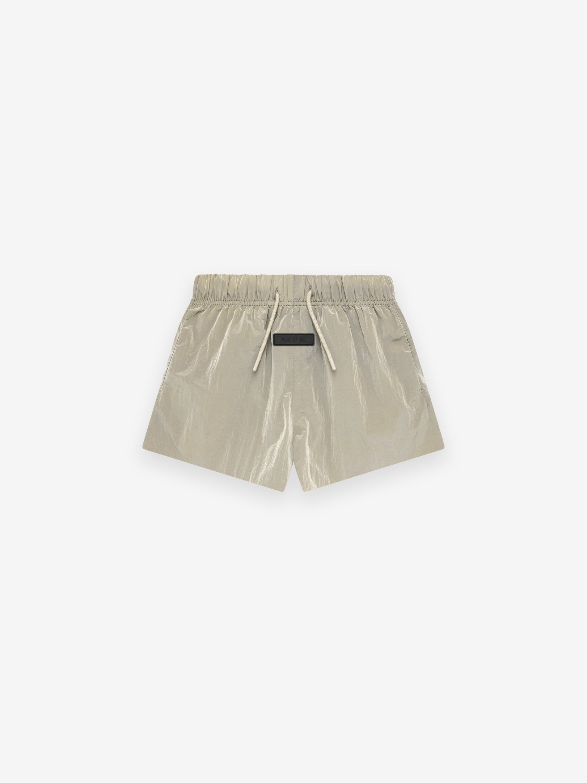 ESSENTIALS Kids Crinkle Nylon Running Short – Garden Yellow