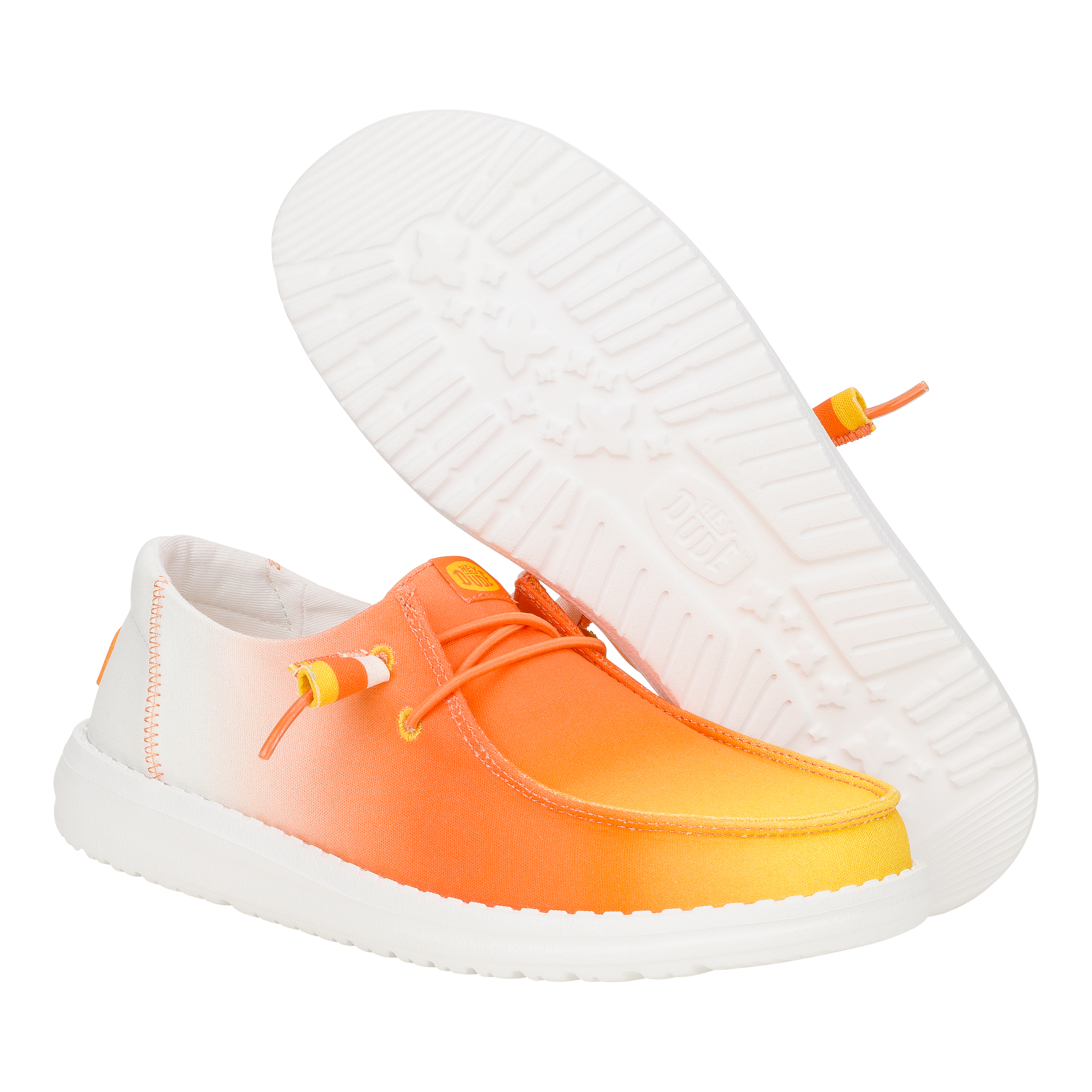 HEYDUDE shoes Wendy Candy Corn - Orange Zing/Multi - view 3