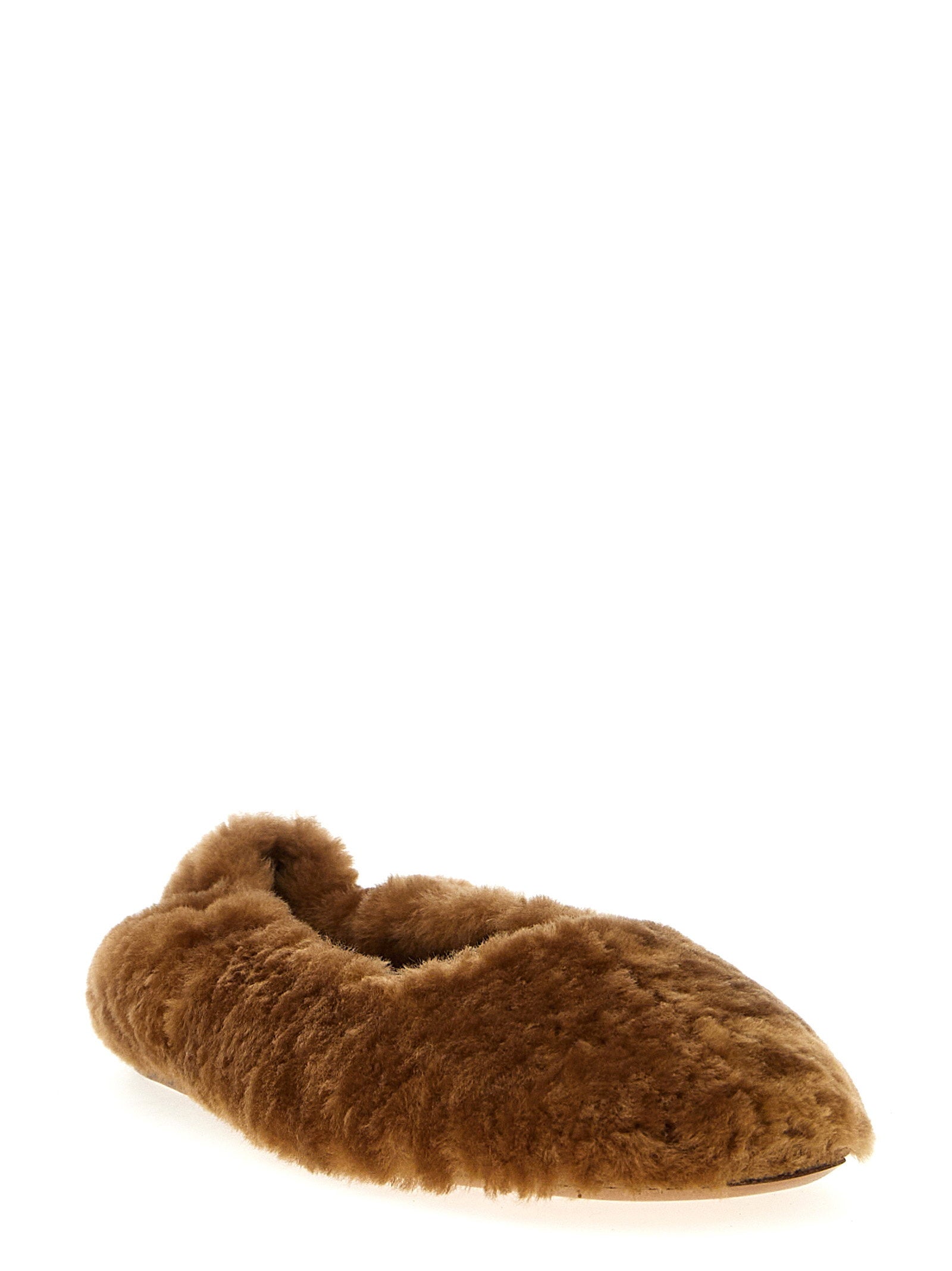 Dries Van Noten Fur Ballet Flats - view 2