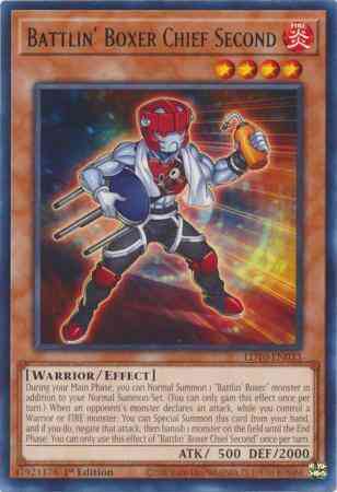 Yu-Gi-Oh! Battlin' Boxer Chief Second - LD10-EN033 - Rare - 1st Edition