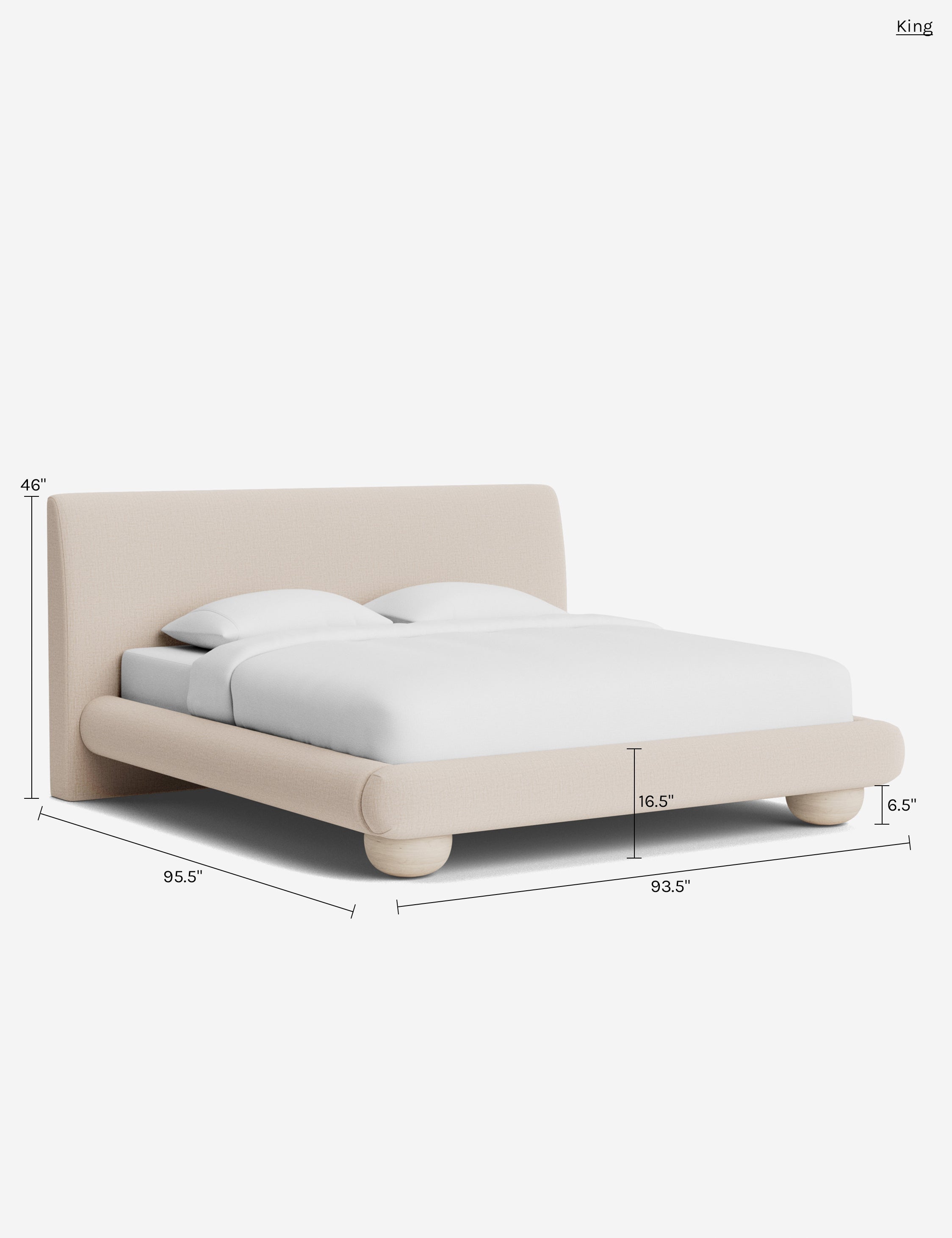 Lulu and Georgia Rigby Platform Bed - view 214
