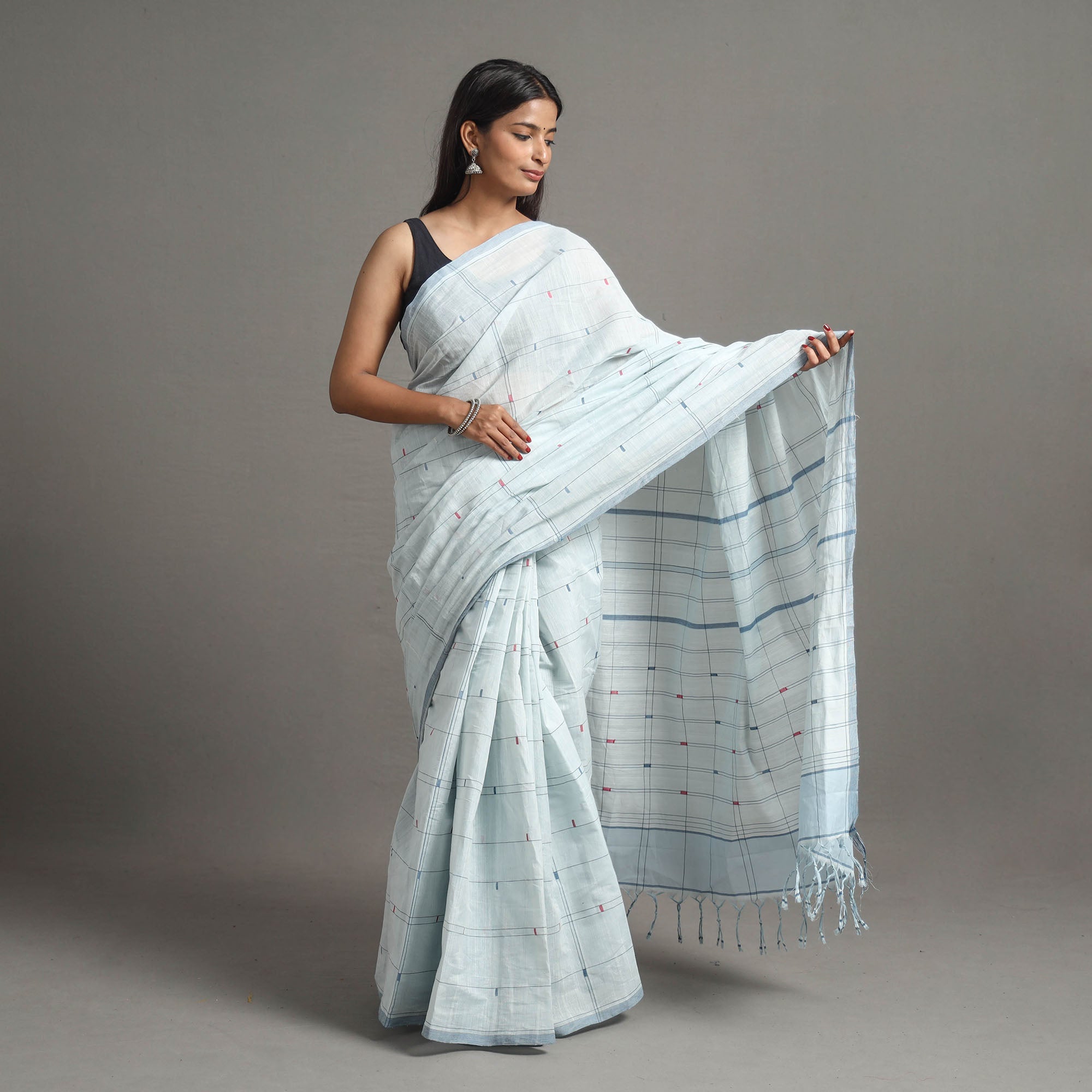 CHITRIKA Jamdani Cotton Handloom Saree 53 – Women's - view 2