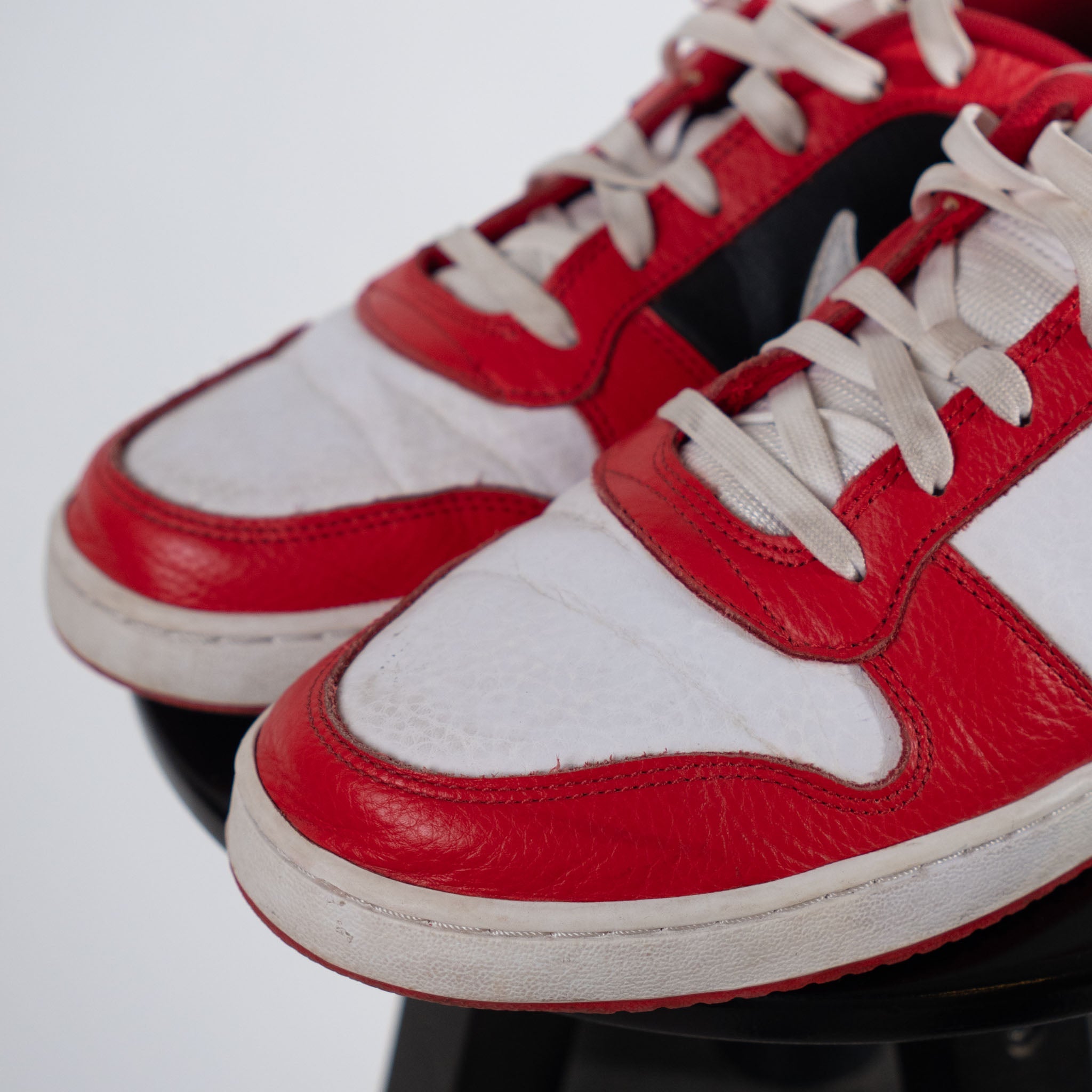 Nike Ebernon Low White/ University RED-BLACK - view 2