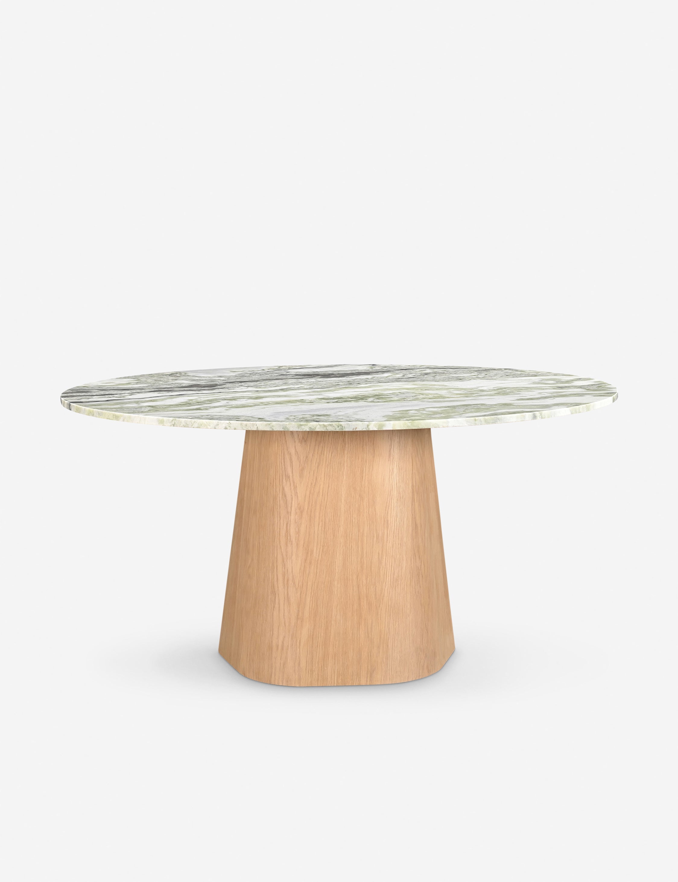 Lulu and Georgia Hendel Round Dining Table – Green Marble