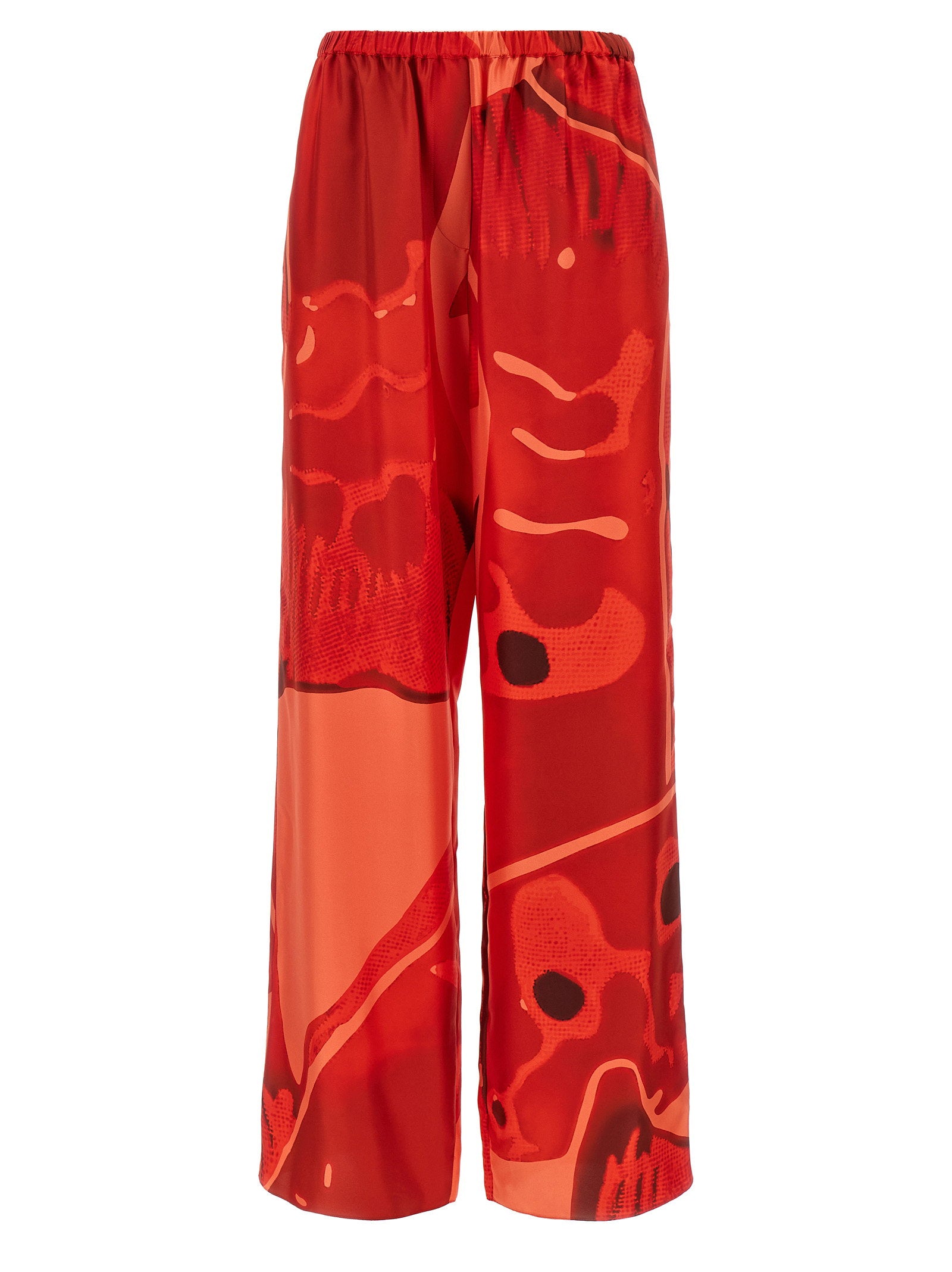 Ferragamo Palazzo Silk Pants – 100% silk