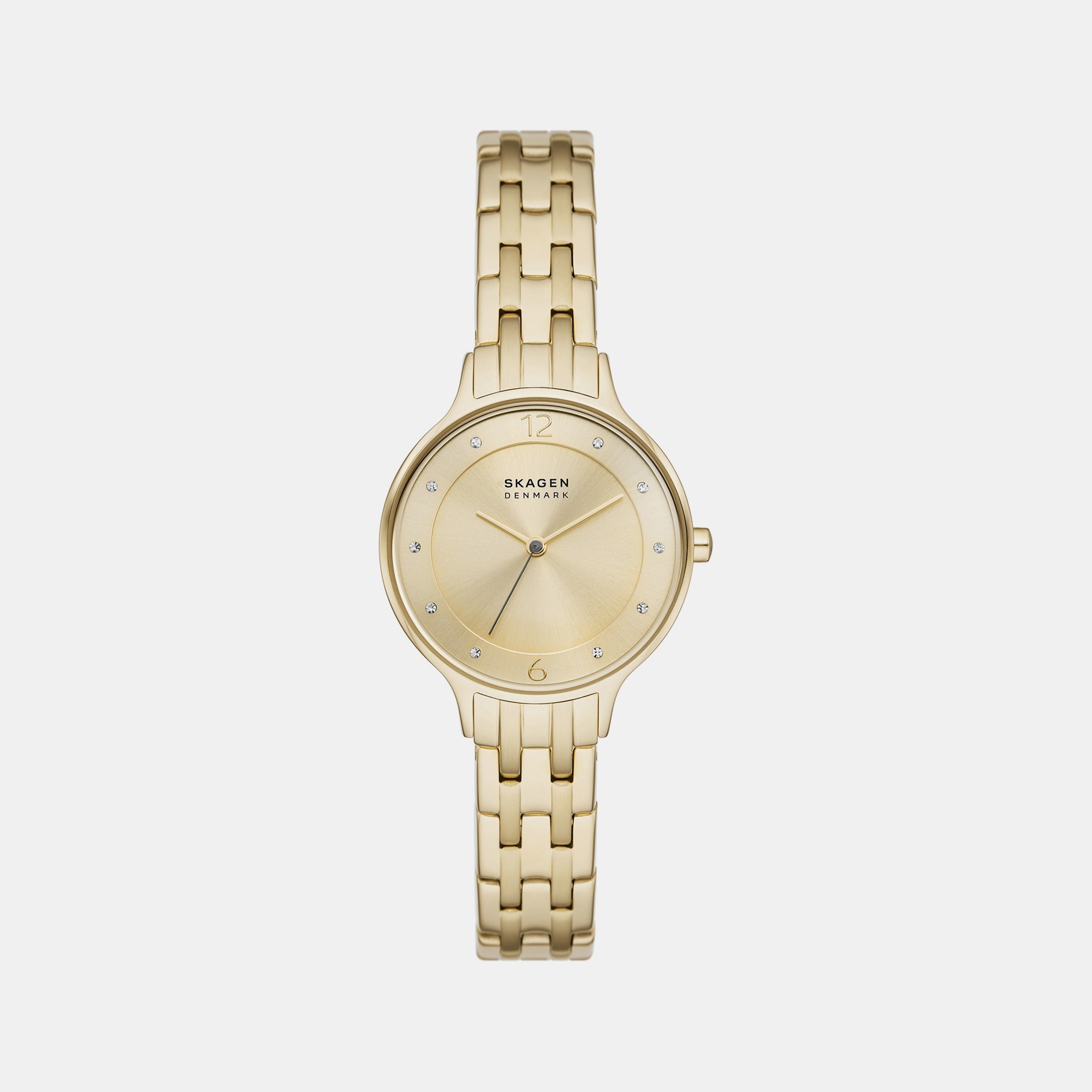 Skagen Anita Lille Women Quartz Gold Dial Analog Stainless Steel Watch SKW3127 - view 8