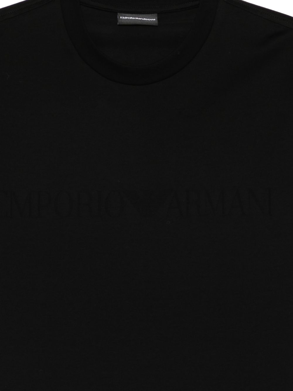 Emporio Armani Logo cotton t-shirt – 100% Cotton - view 3