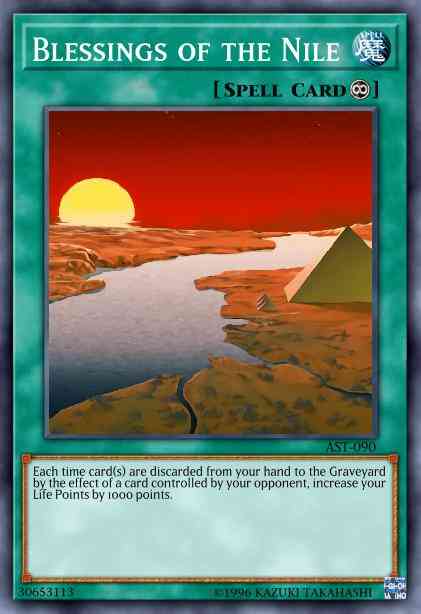 Blessings nile – Yu-Gi-Oh! Blessings of the Nile - AST-090 - Common - Unlimited