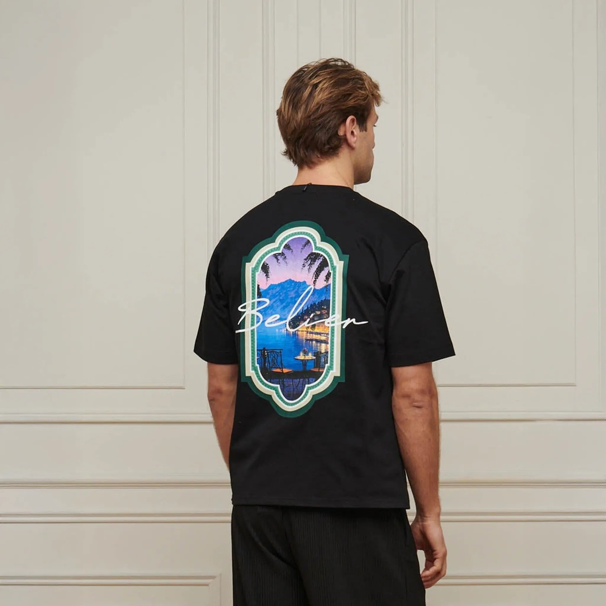Belier Riviera View Black T Shirt - view 2