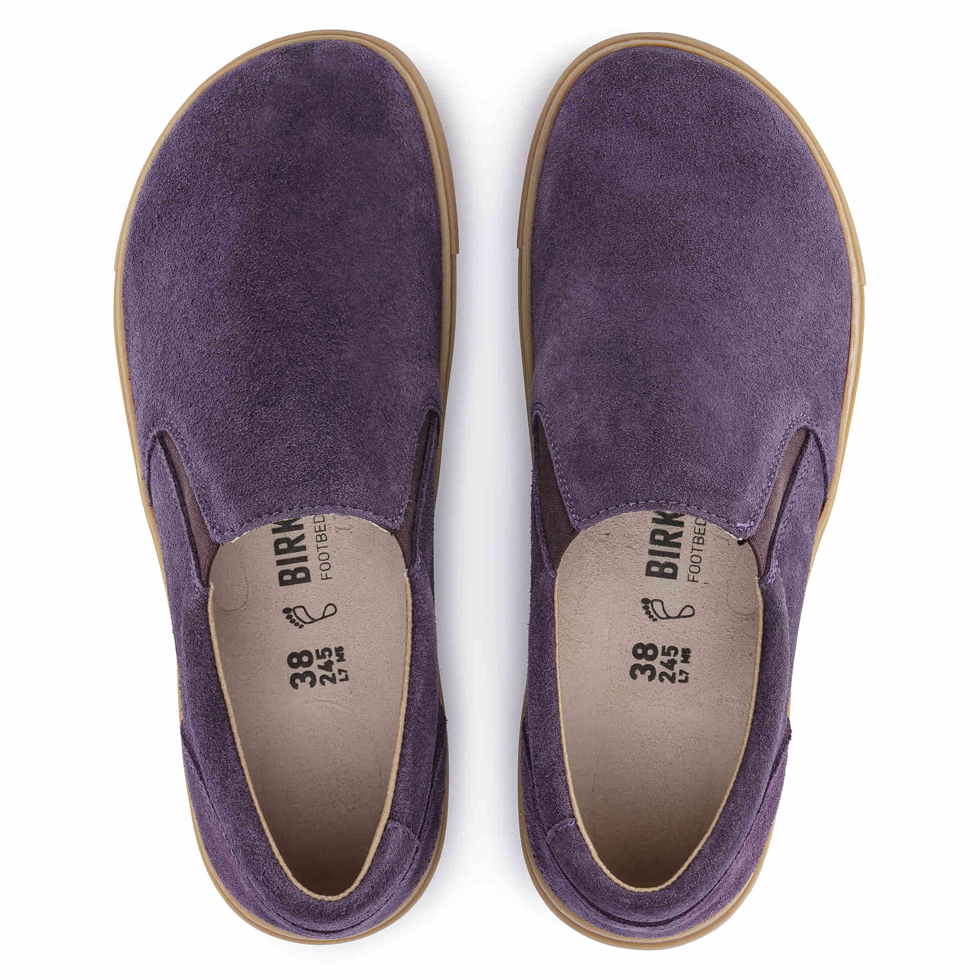 Birkenstock Oswego Suede Leather – Purple Purple/Dark Berry - view 2