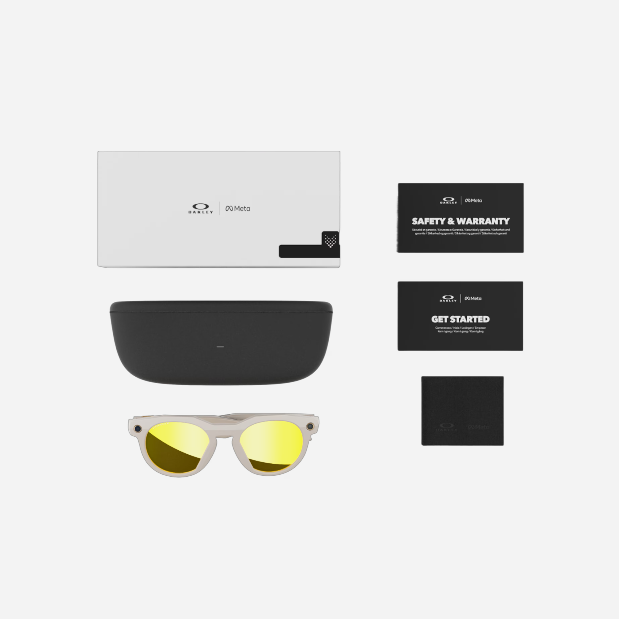 Oakley Meta HSTN Limited Edition Prizm 24k Polarized Lenses Warm Grey Frame - view 2