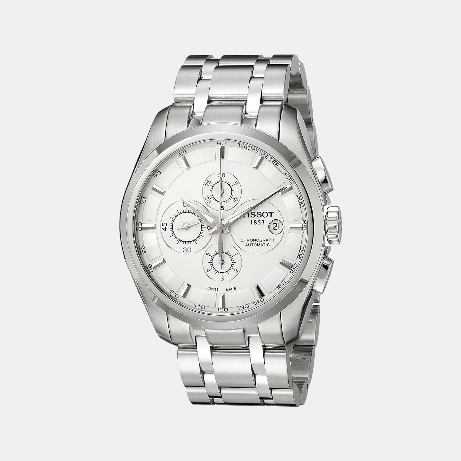 Tissot Couturier Men Stainless Steel Chronograph Watch T0356271103100