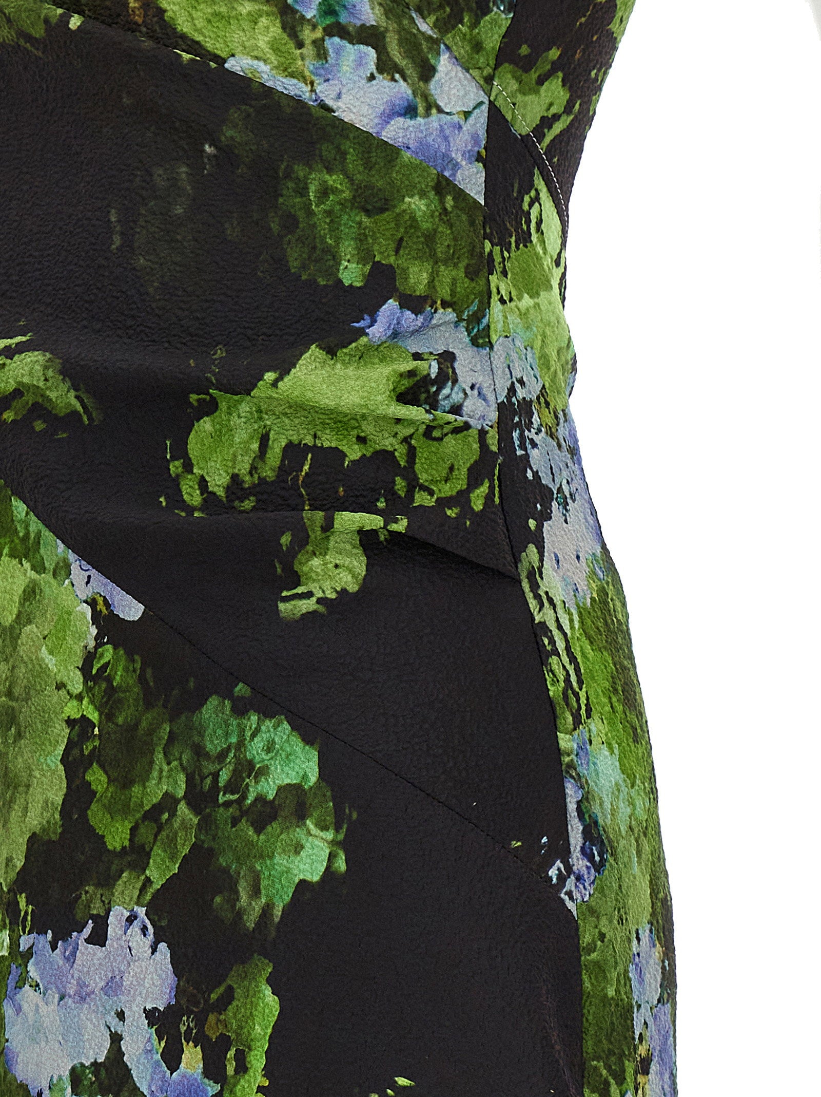 Victoria Beckham Floral Printed Dress – 63% polyester 37% cotton - view 4