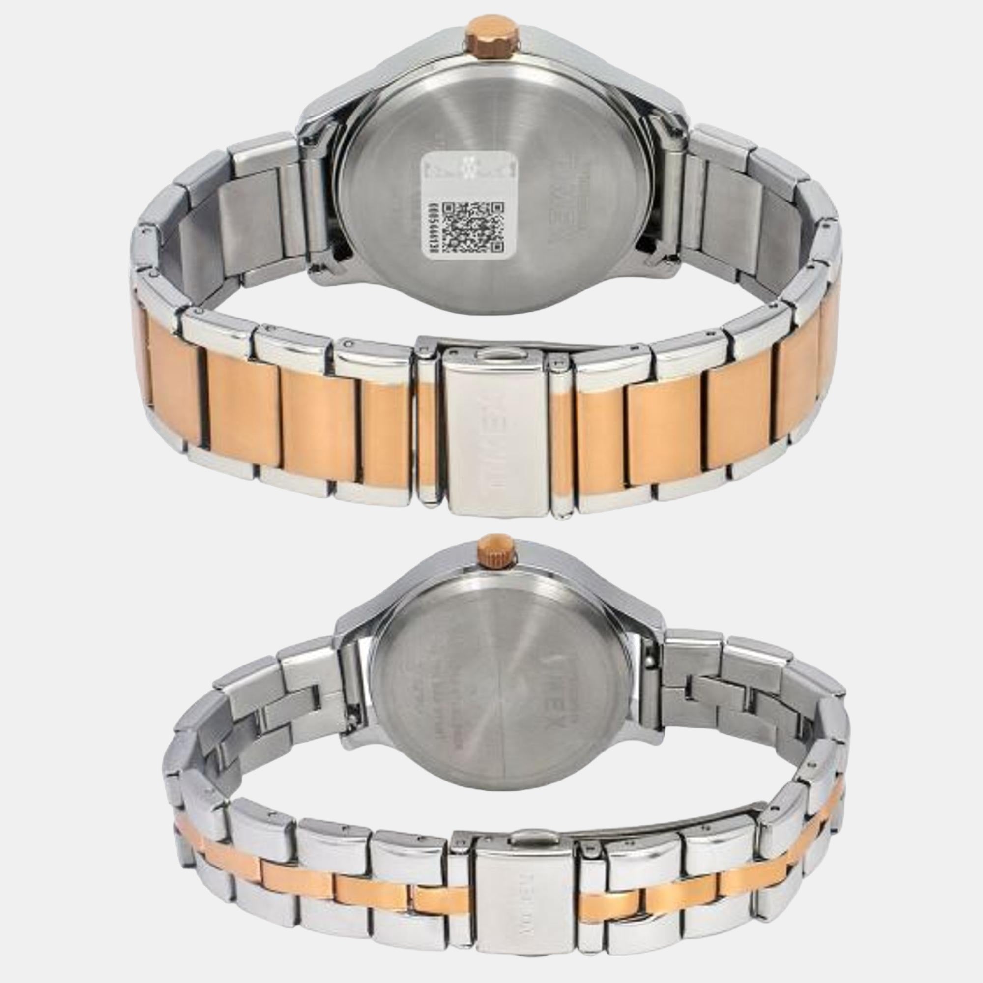 Timex Fashion Couple Quartz Silver Dial Multi-Function Stainless Steel Watch TW00PR291 - view 2